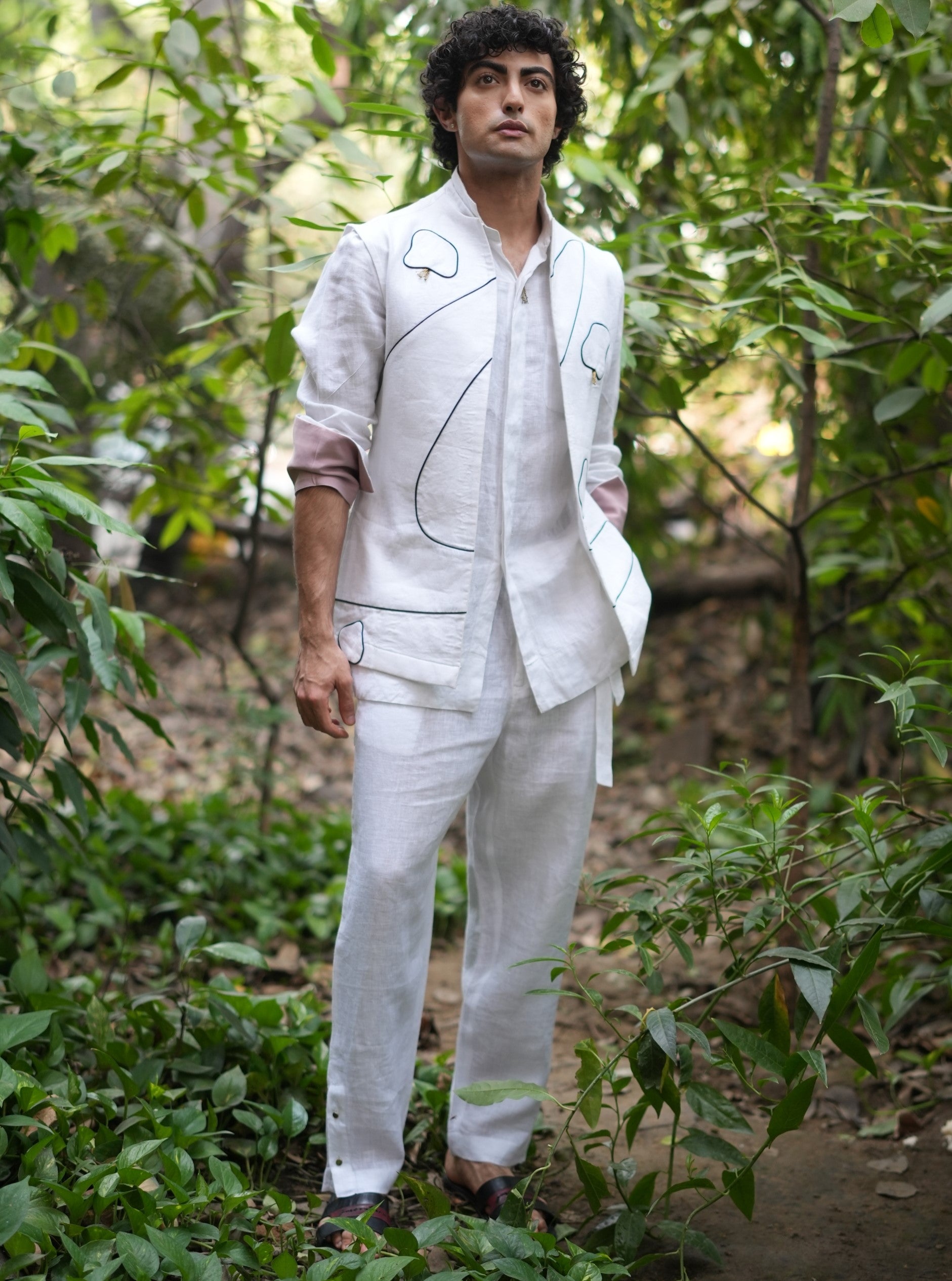 White Allay Shacket