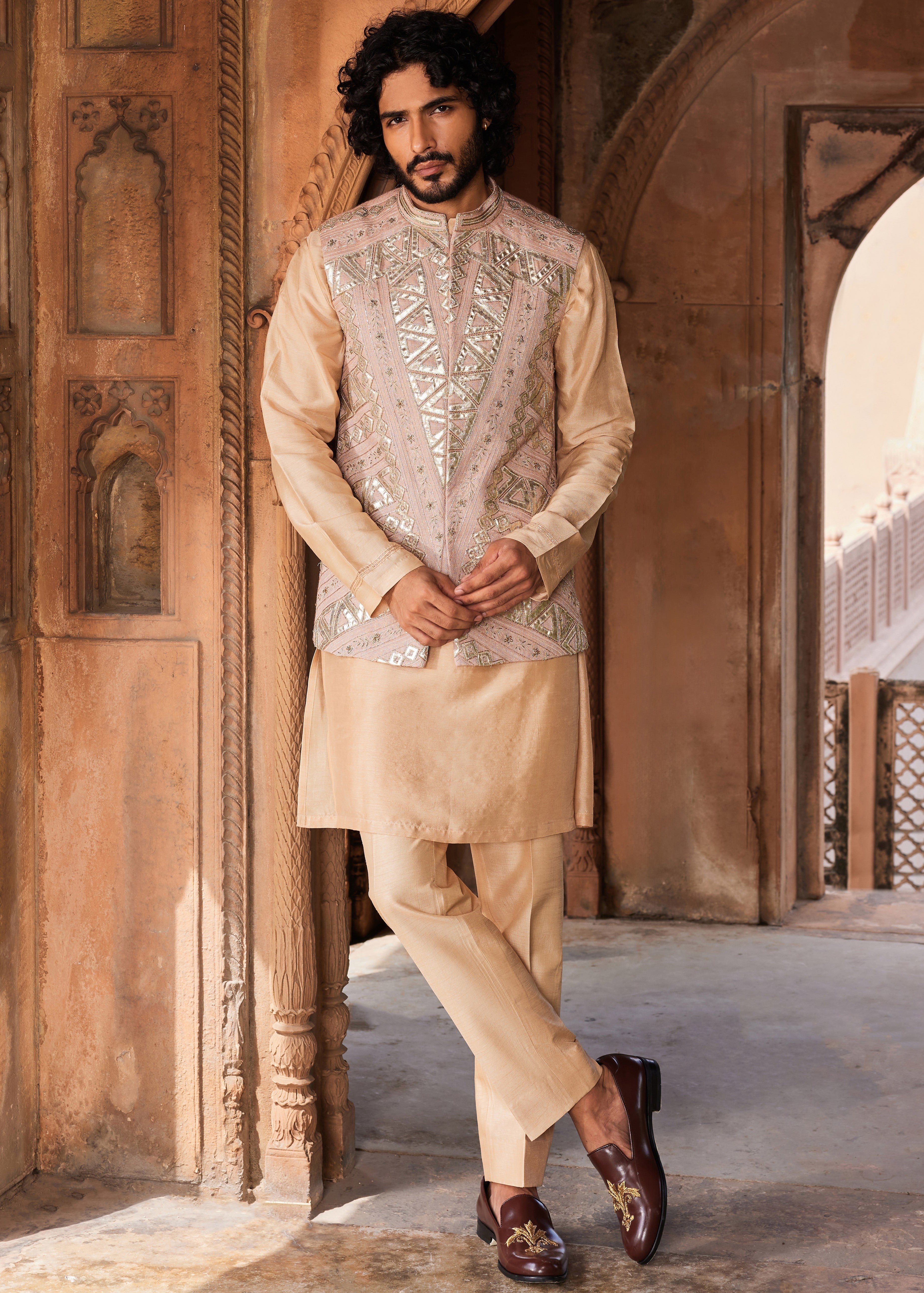 Ibaadat Nehru Jacket Set