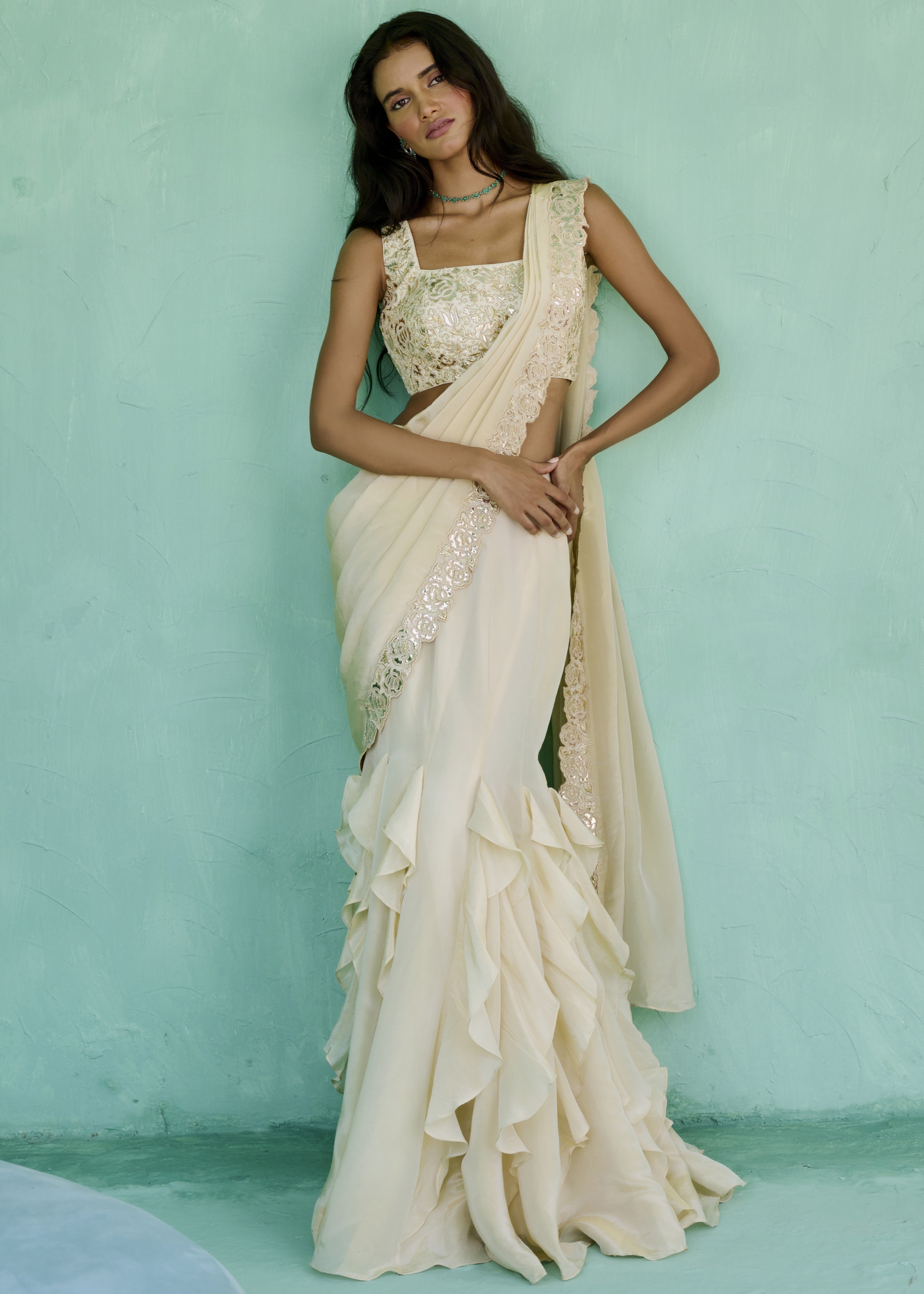 Ziya Pre-drape Sari