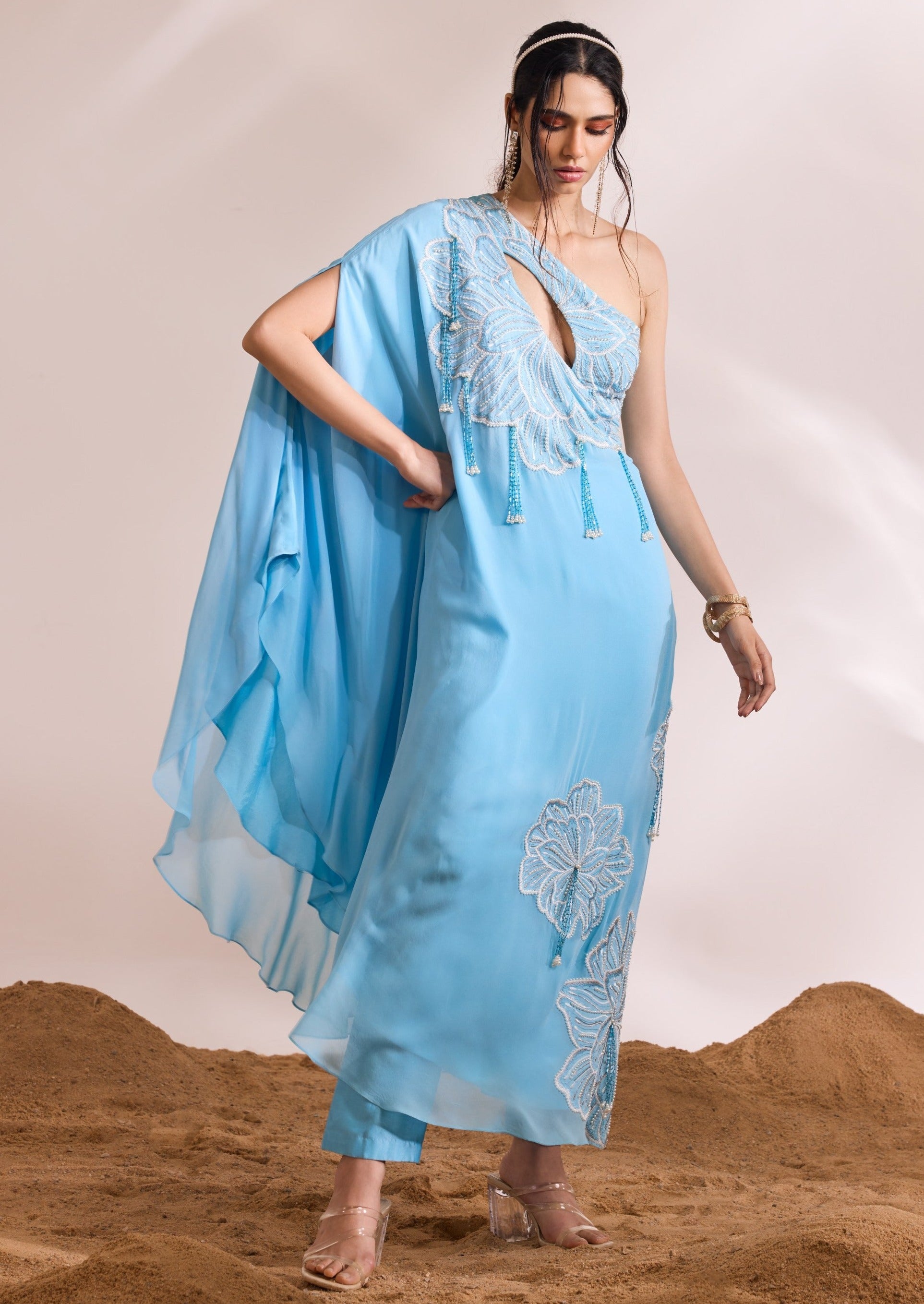 Sky Blue Talia Kurti Set