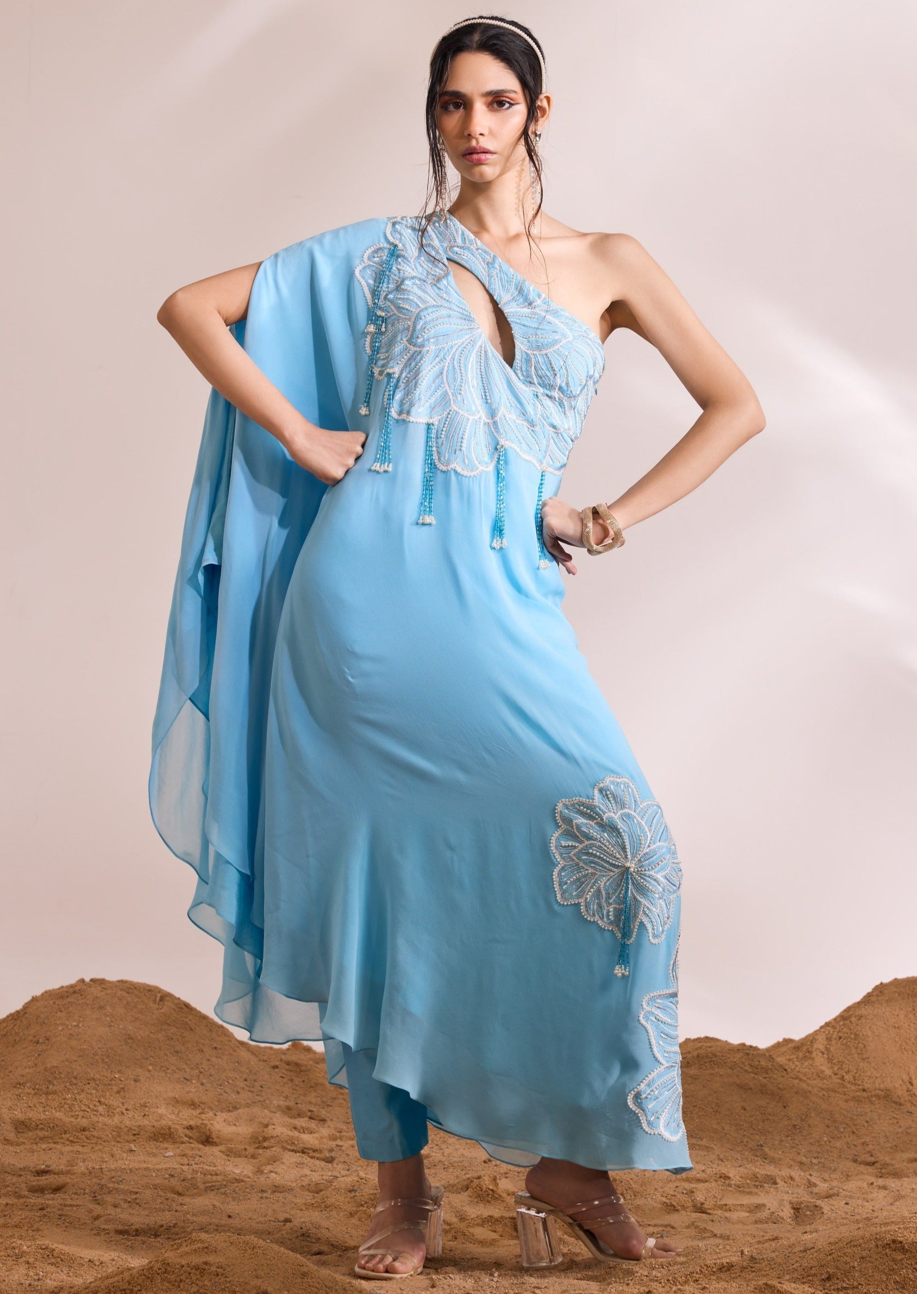 Sky Blue Talia Kurti Set
