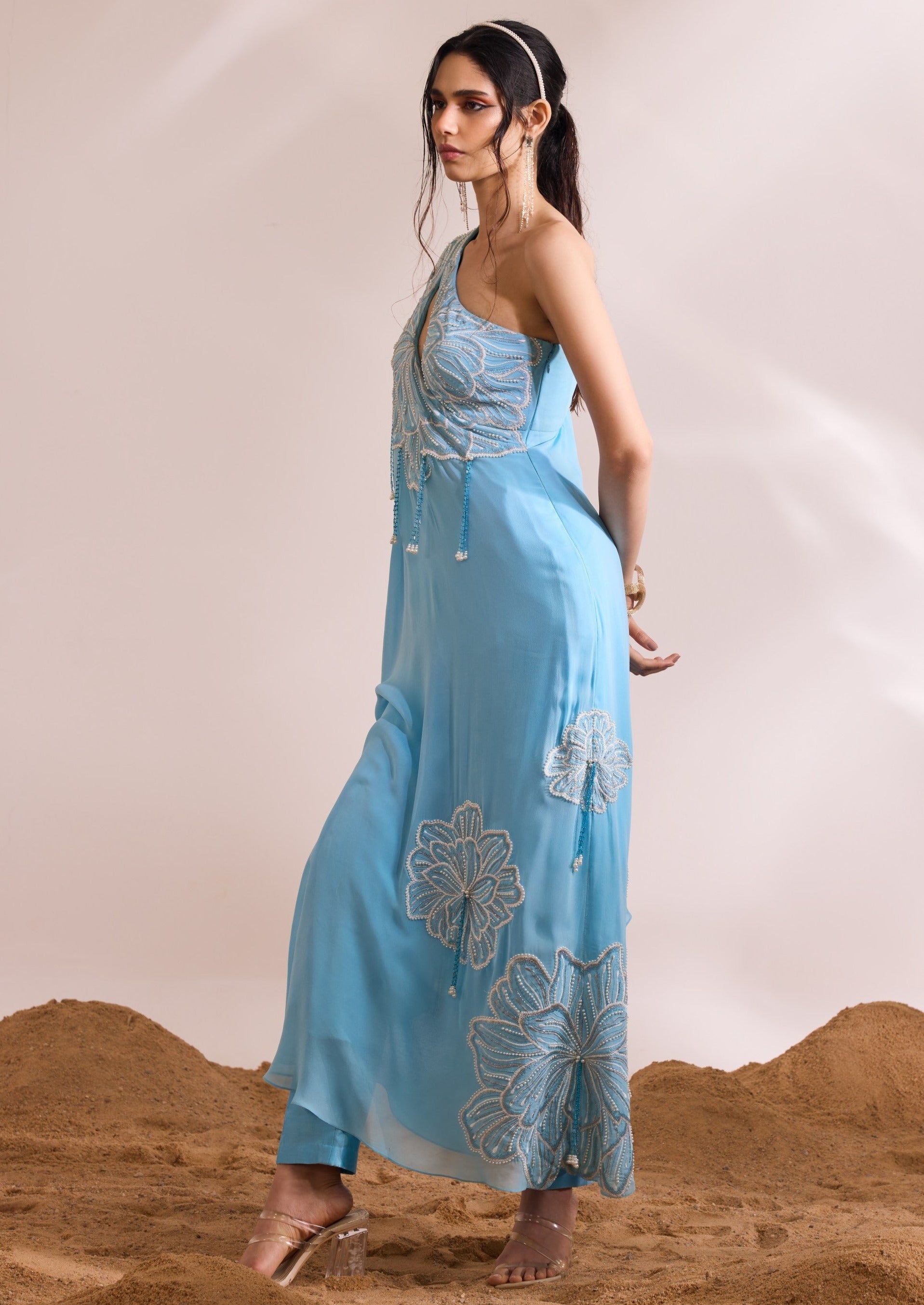 Sky Blue Talia Kurti Set