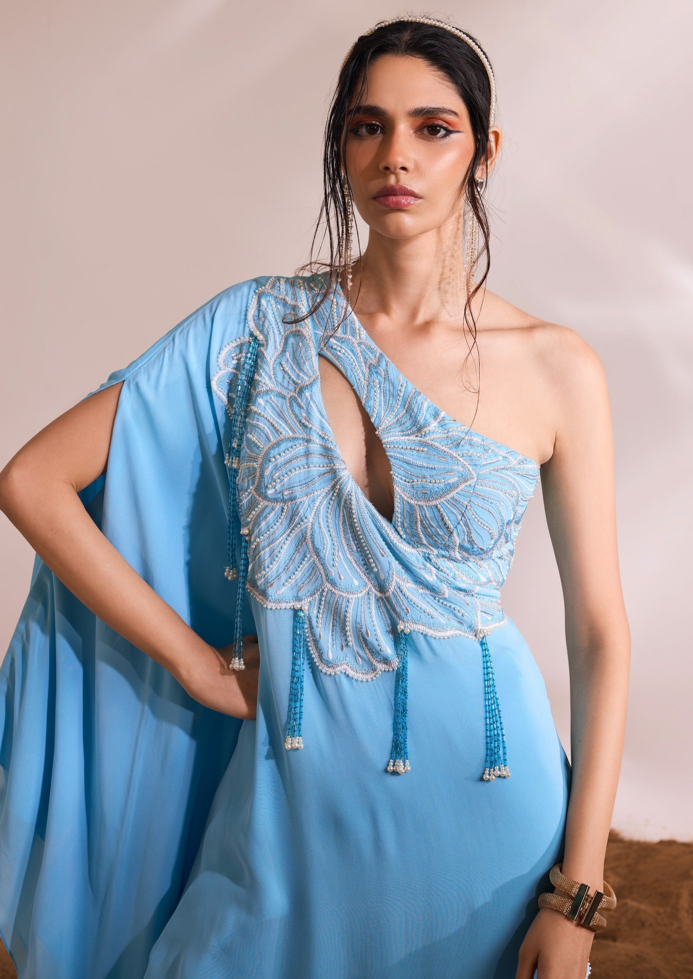 Sky Blue Talia Kurti Set