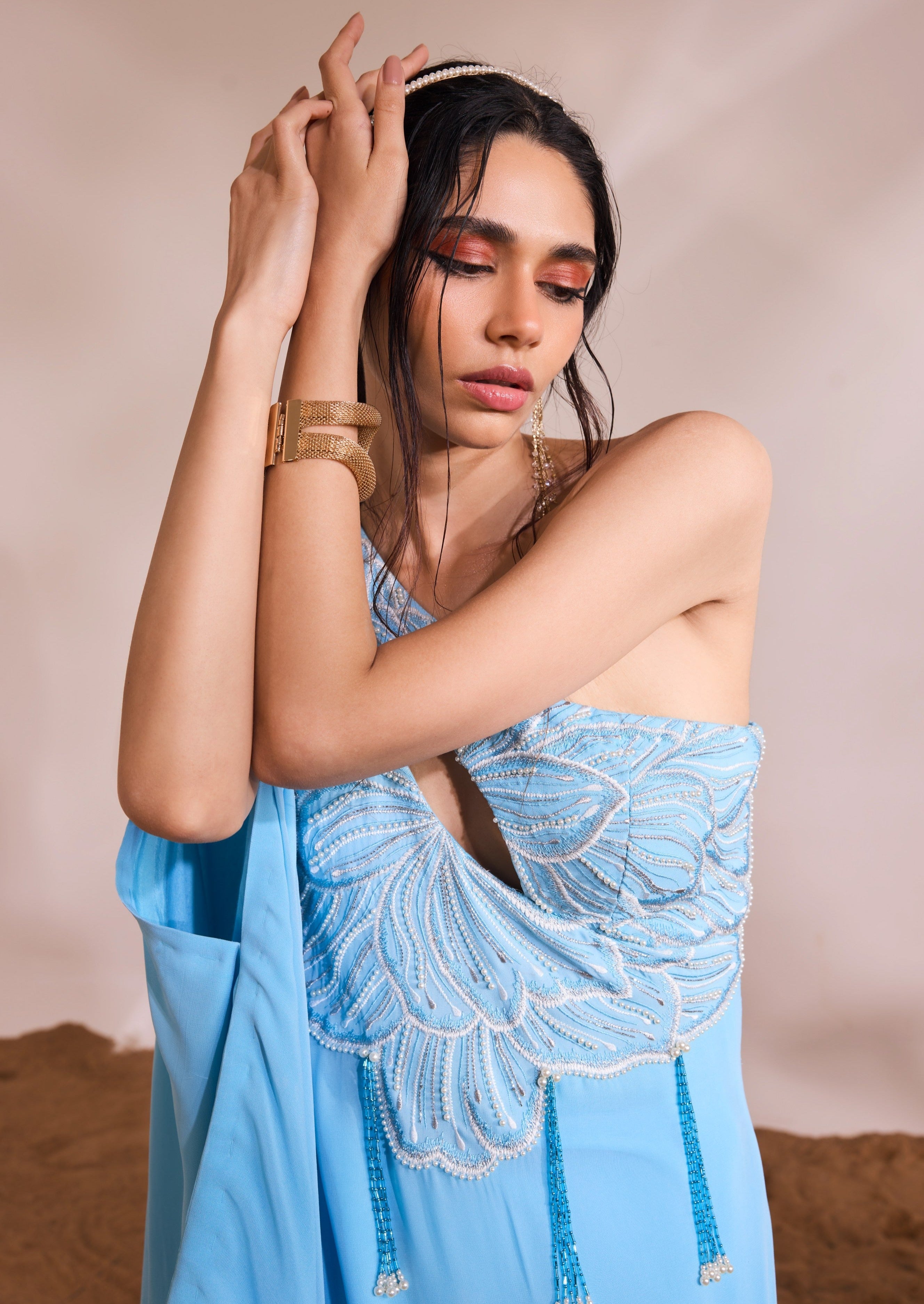 Sky Blue Talia Kurti Set
