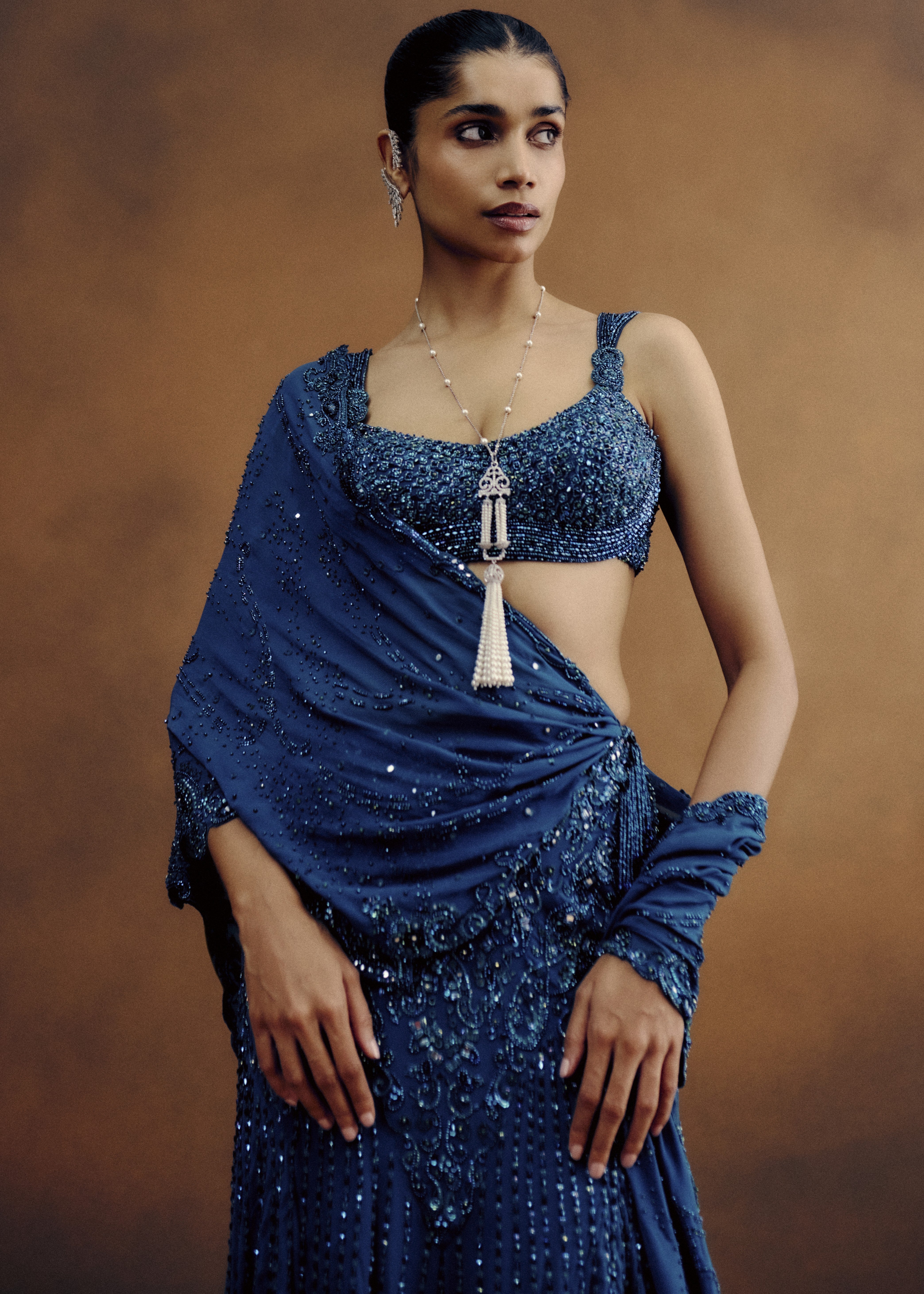 Oceanelle Drape Sari