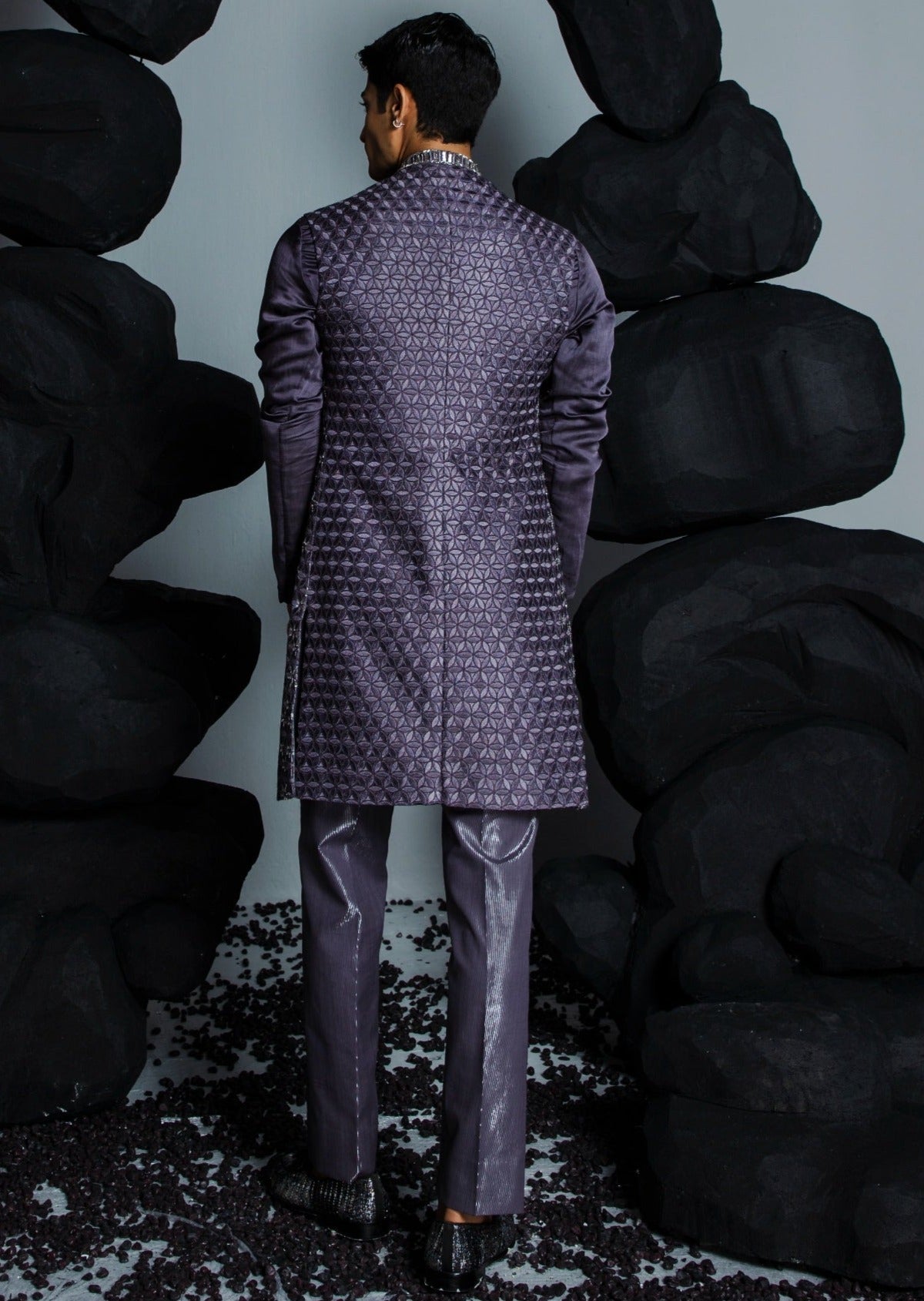 Majestic Floral Shrug Set