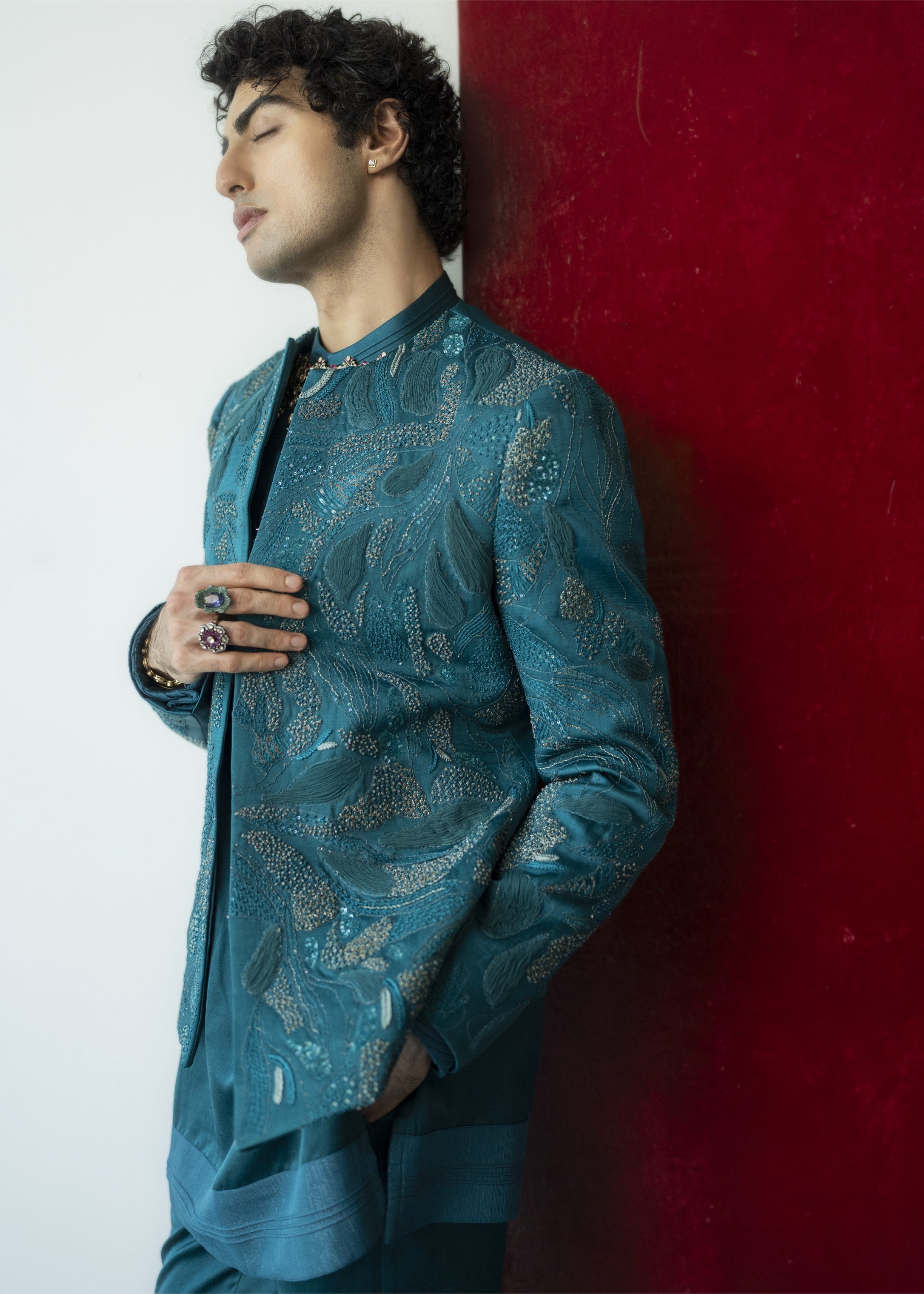 Jade Tamarisk Short Jacket Set
