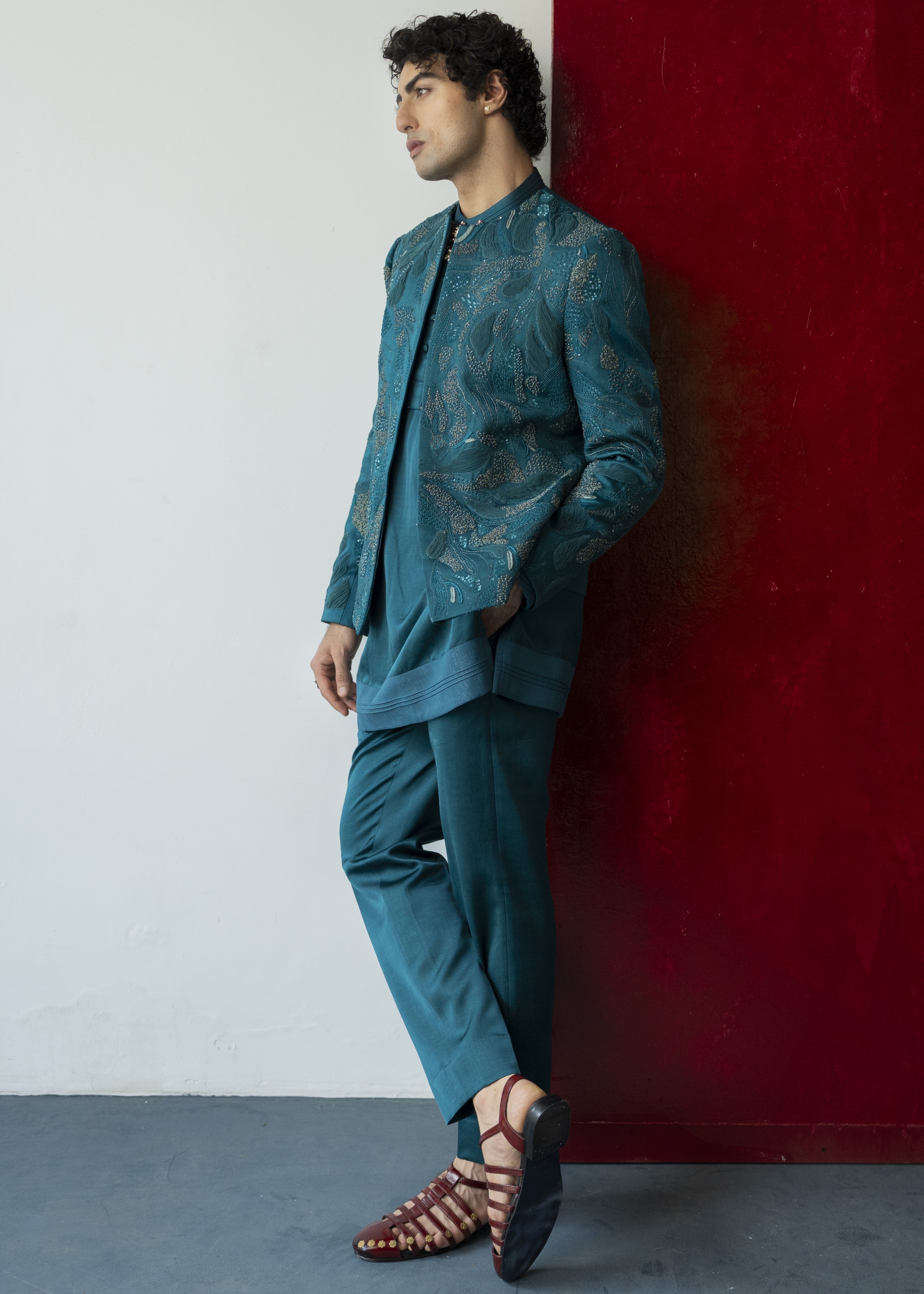 Jade Tamarisk Short Jacket Set