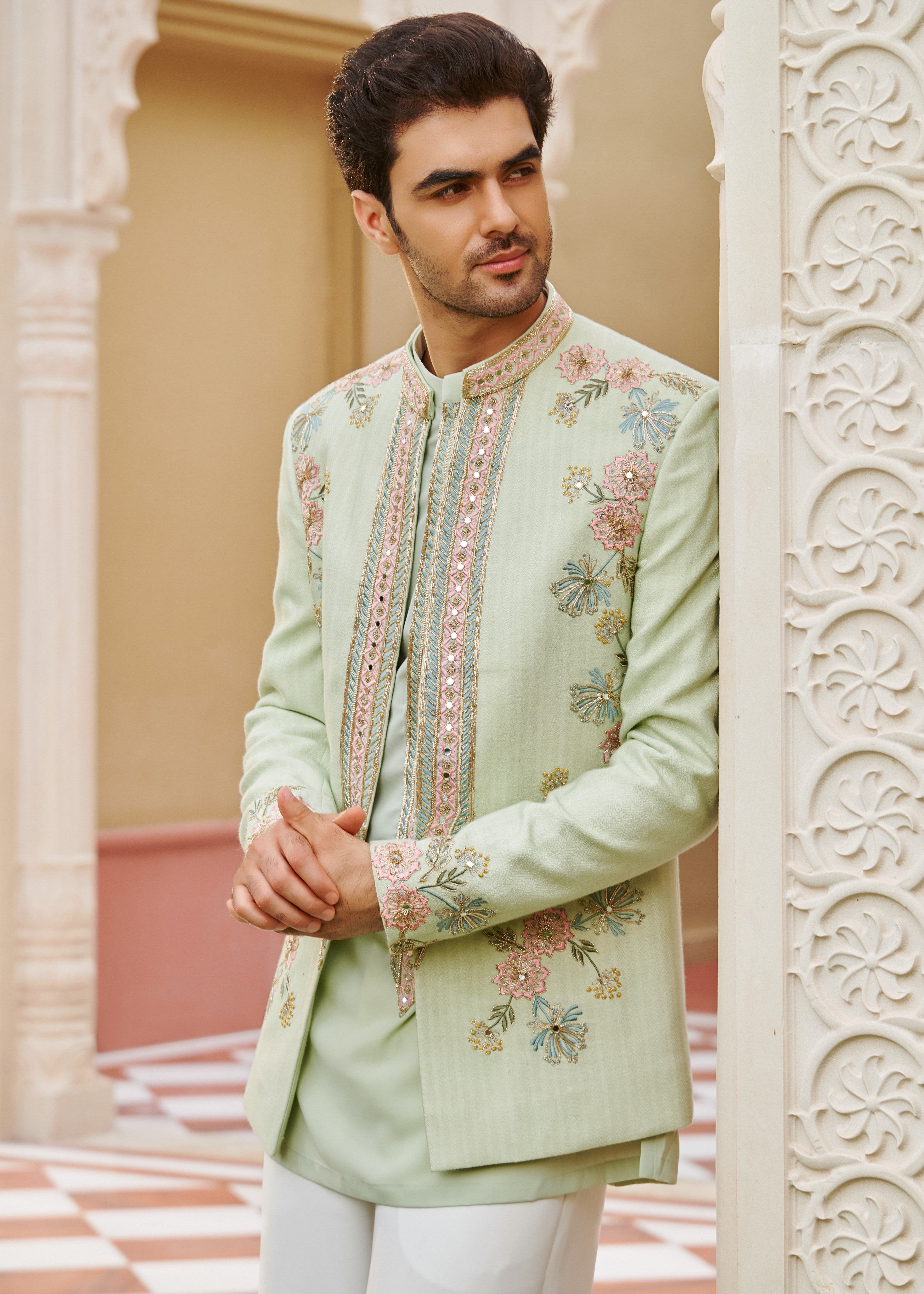 Rangeen Jacket Set