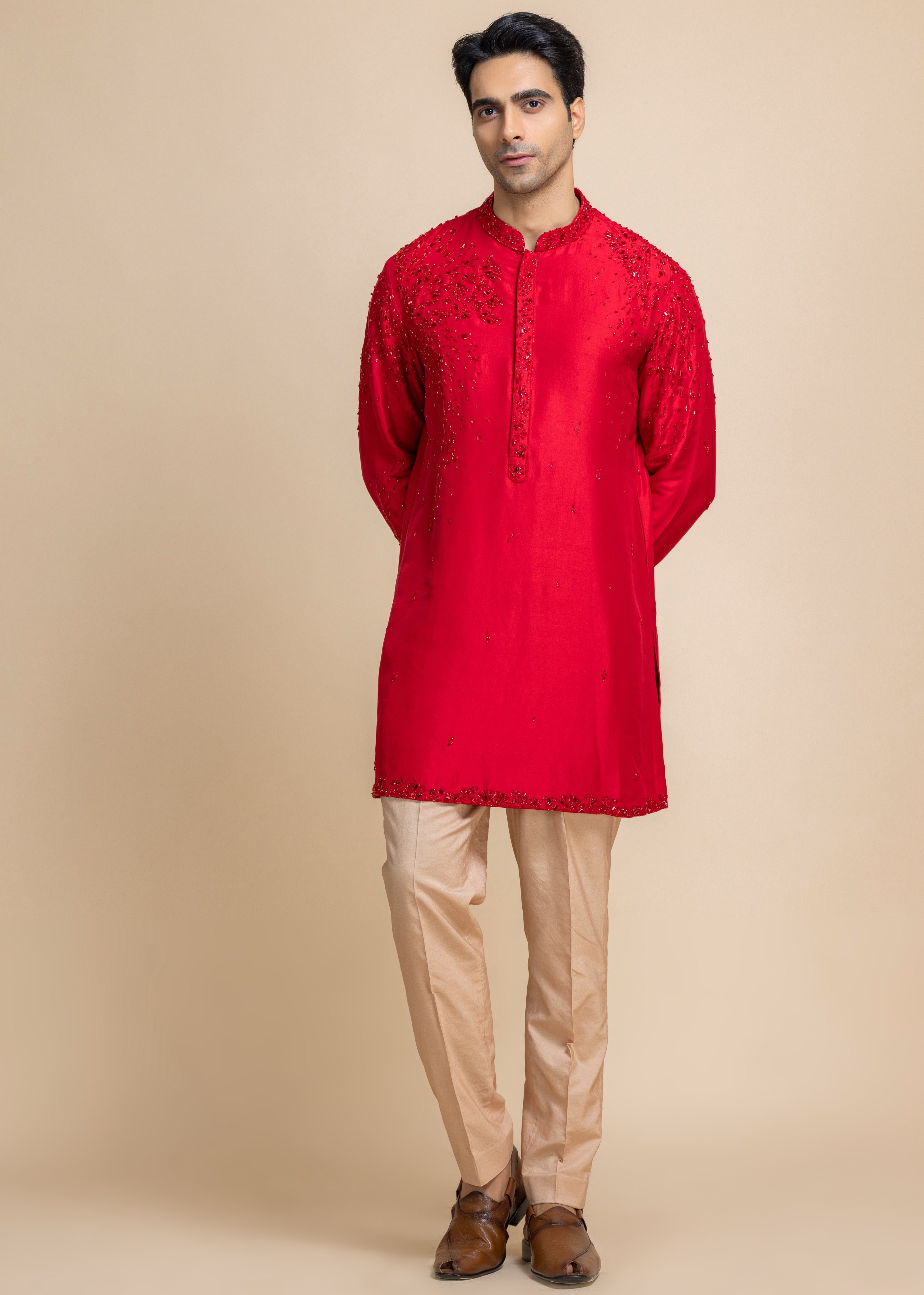 Ruby Drift Kurta & Pant Set