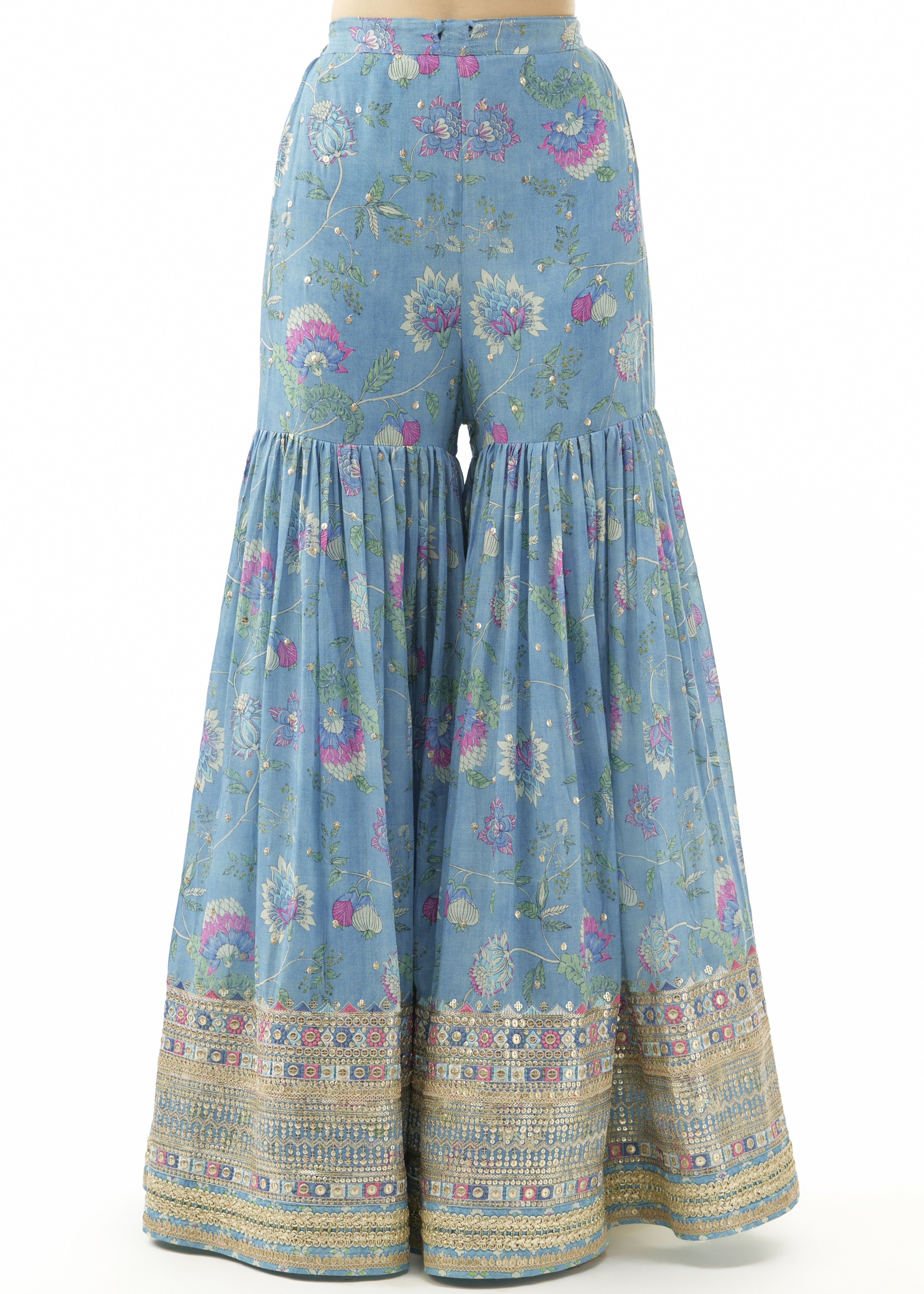 Blue Niyati Sharara Set