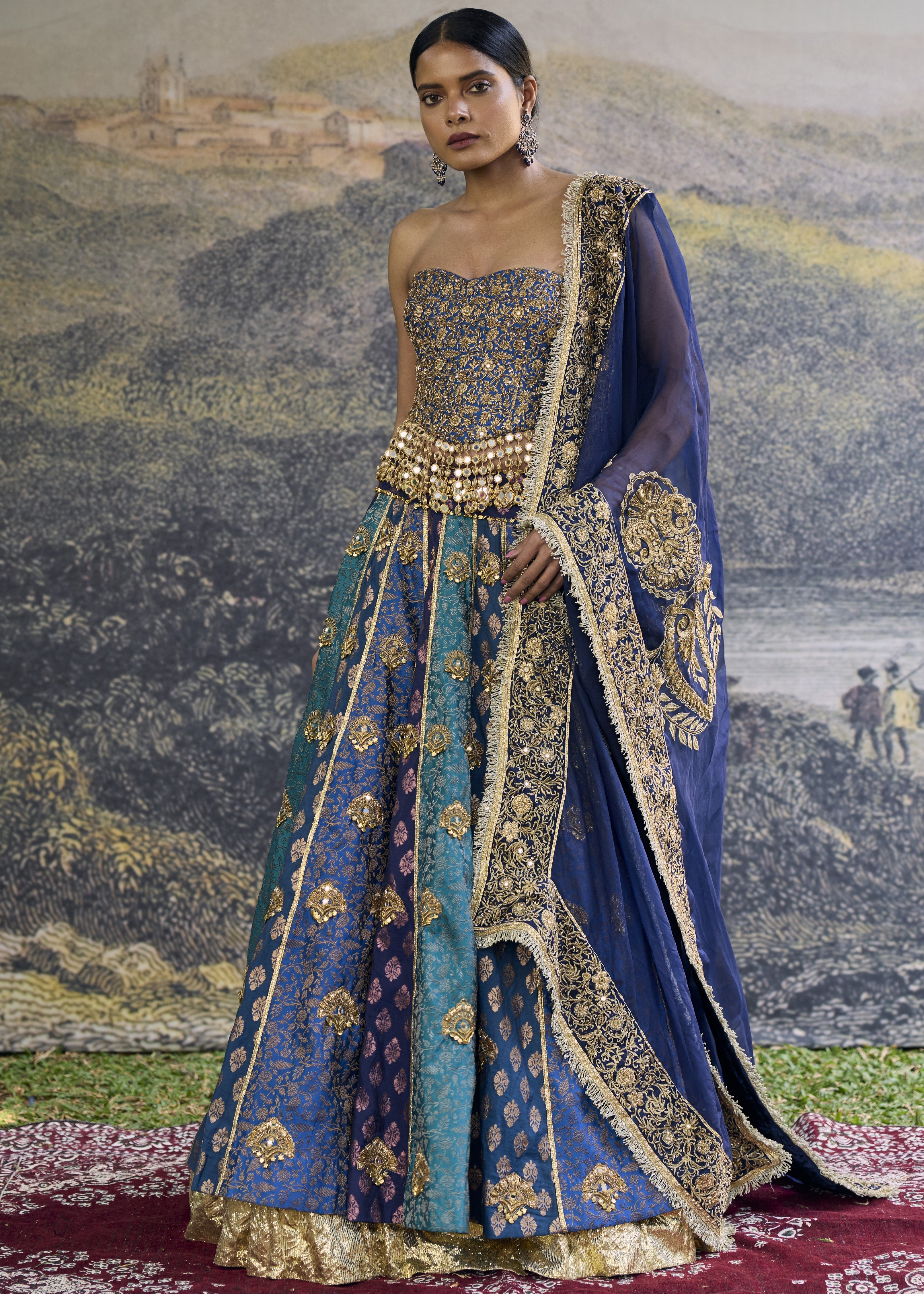 Neelratna Brocade Lehenga Set