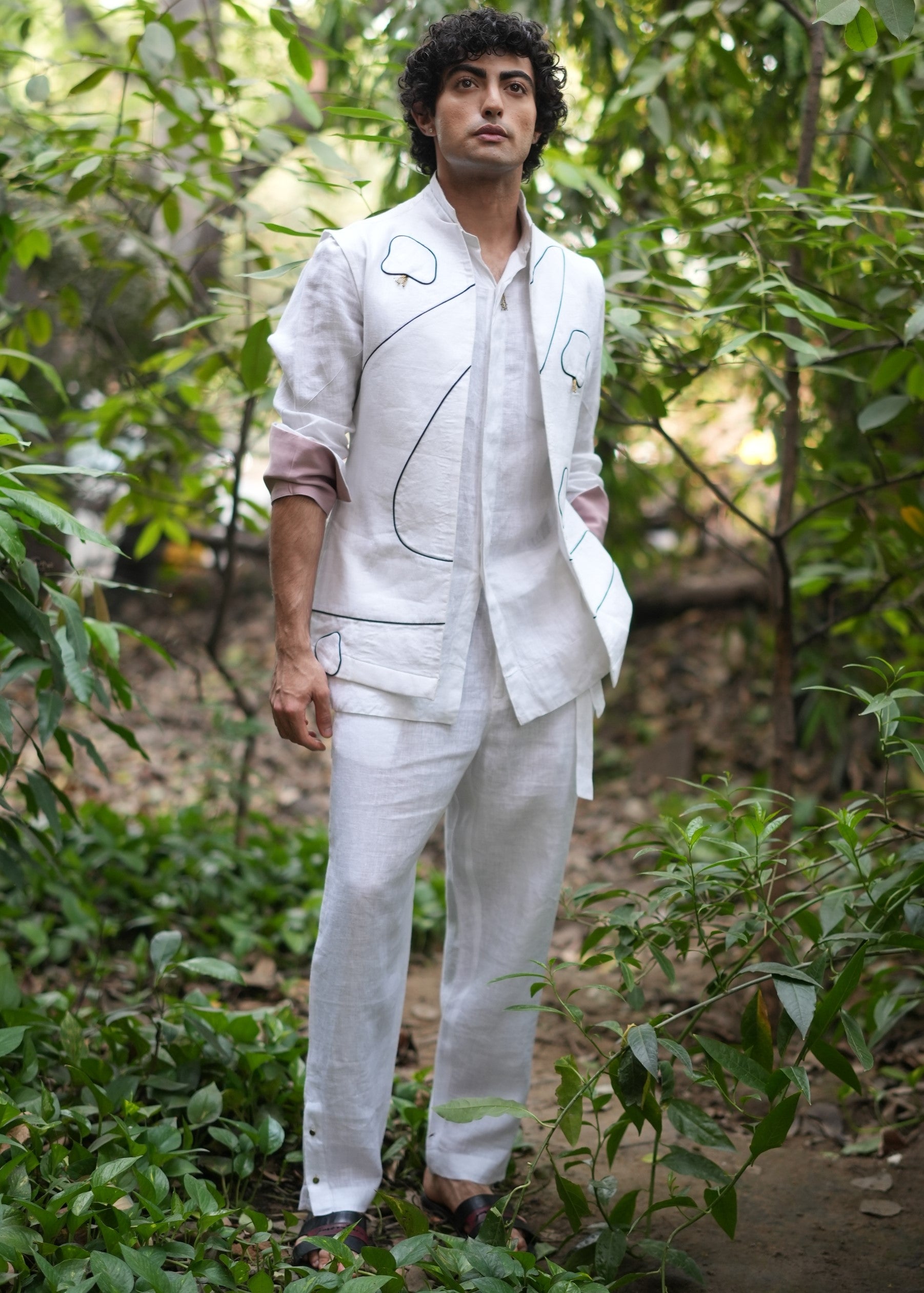 White Allay Trousers