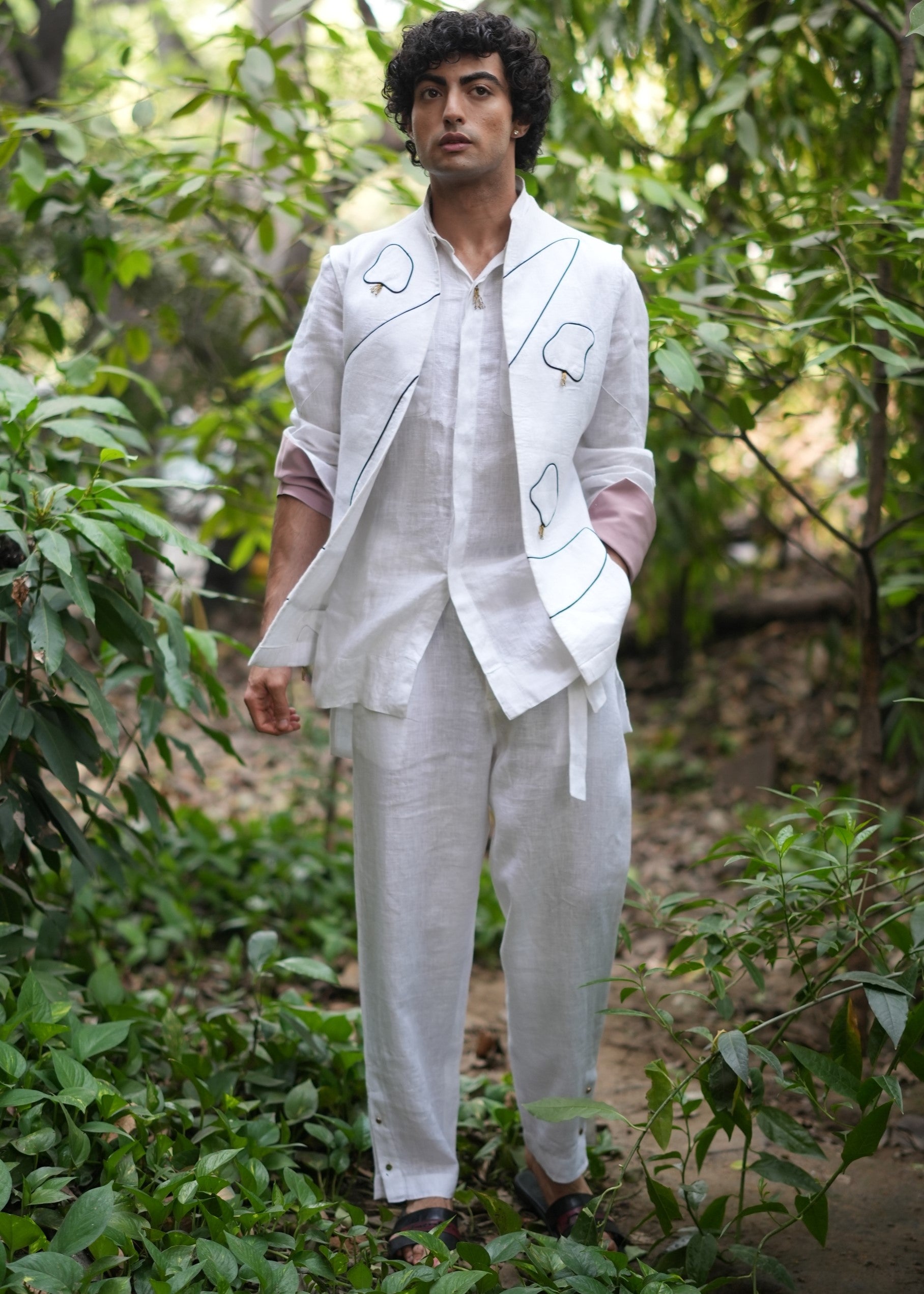 White Allay Trousers