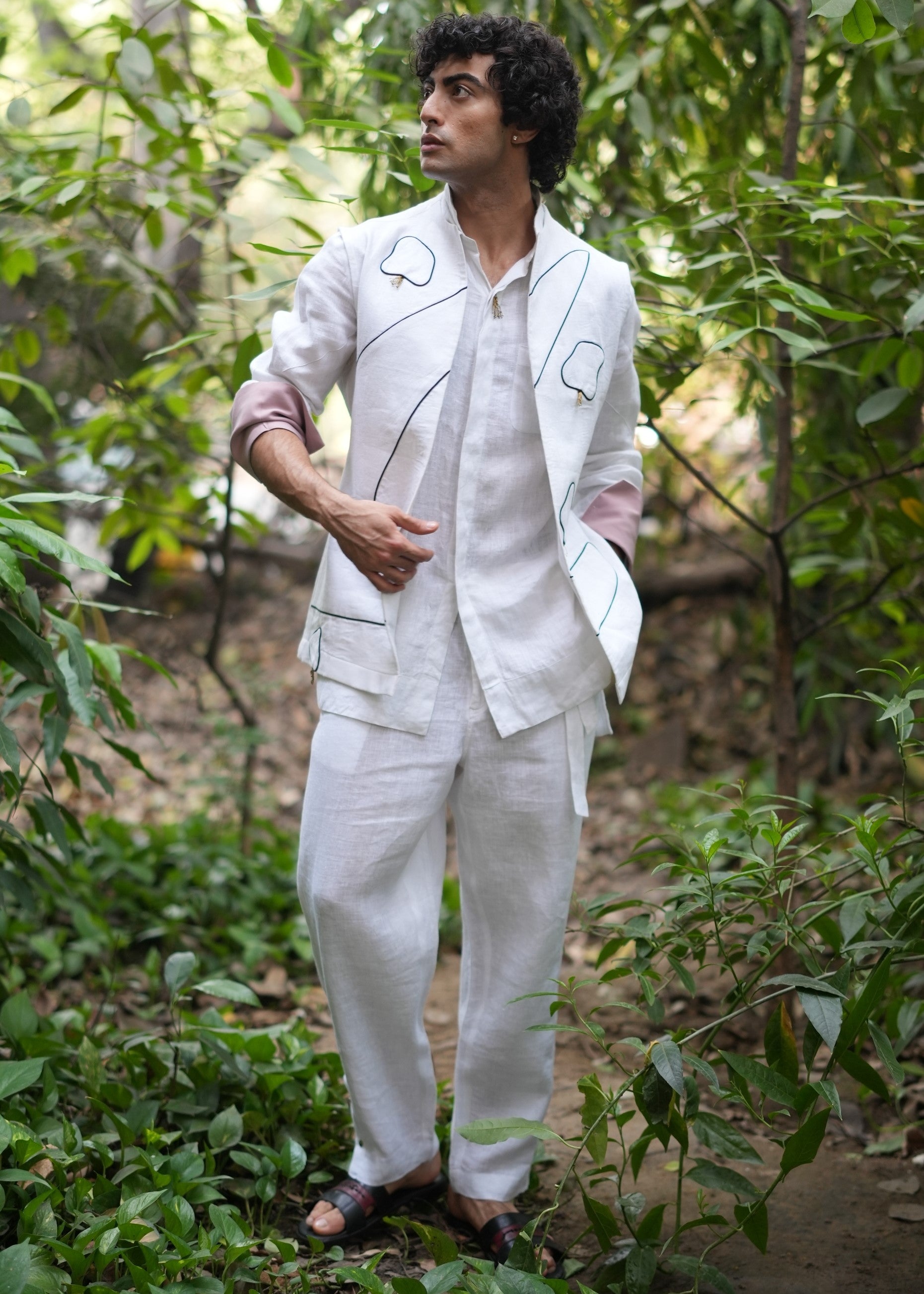 White Allay Trousers