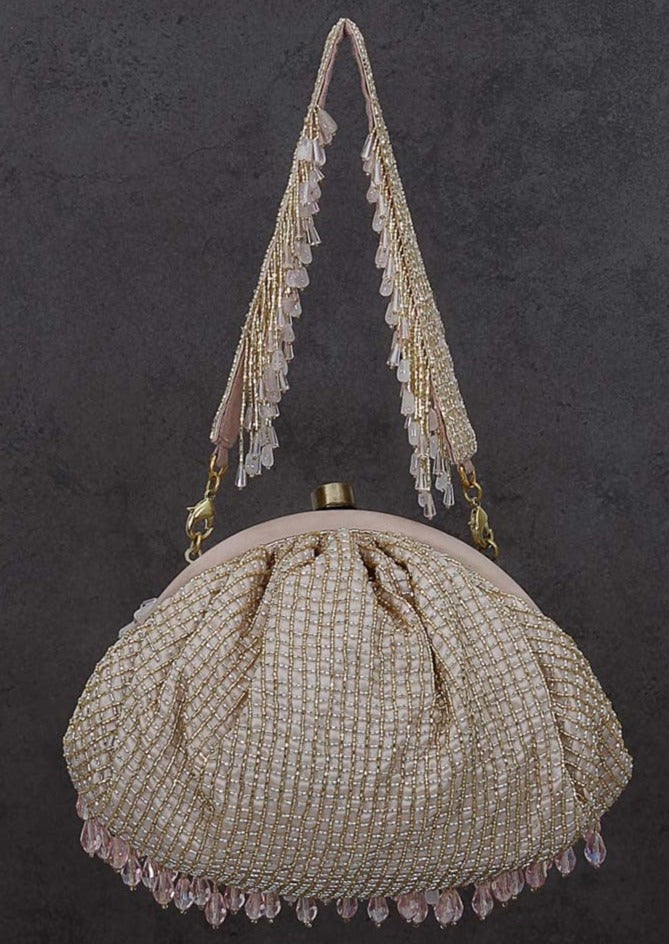 Opal Soft Pouch Rose Quartz Pink Clutch