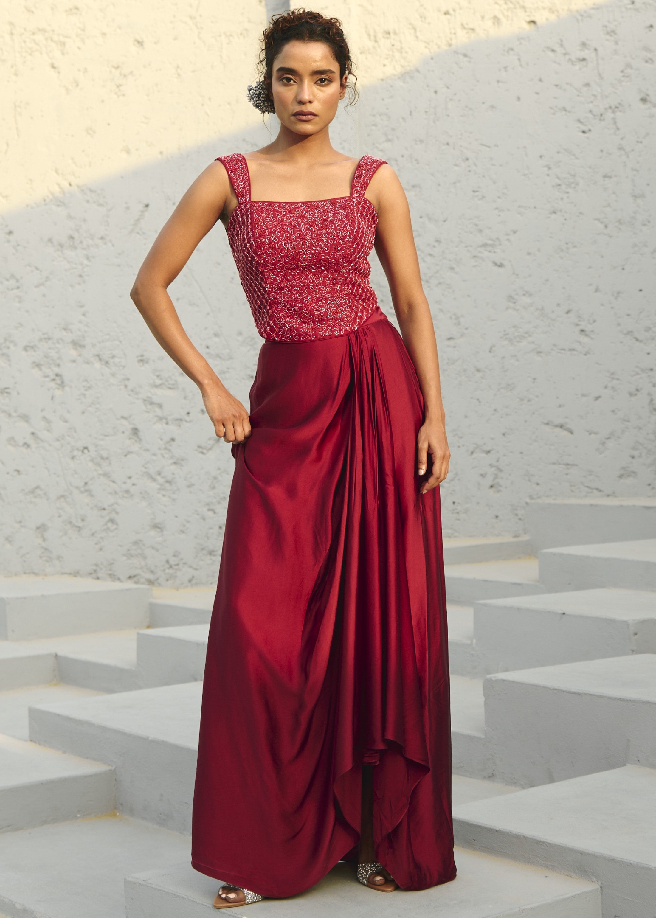 Estelle Drape Skirt