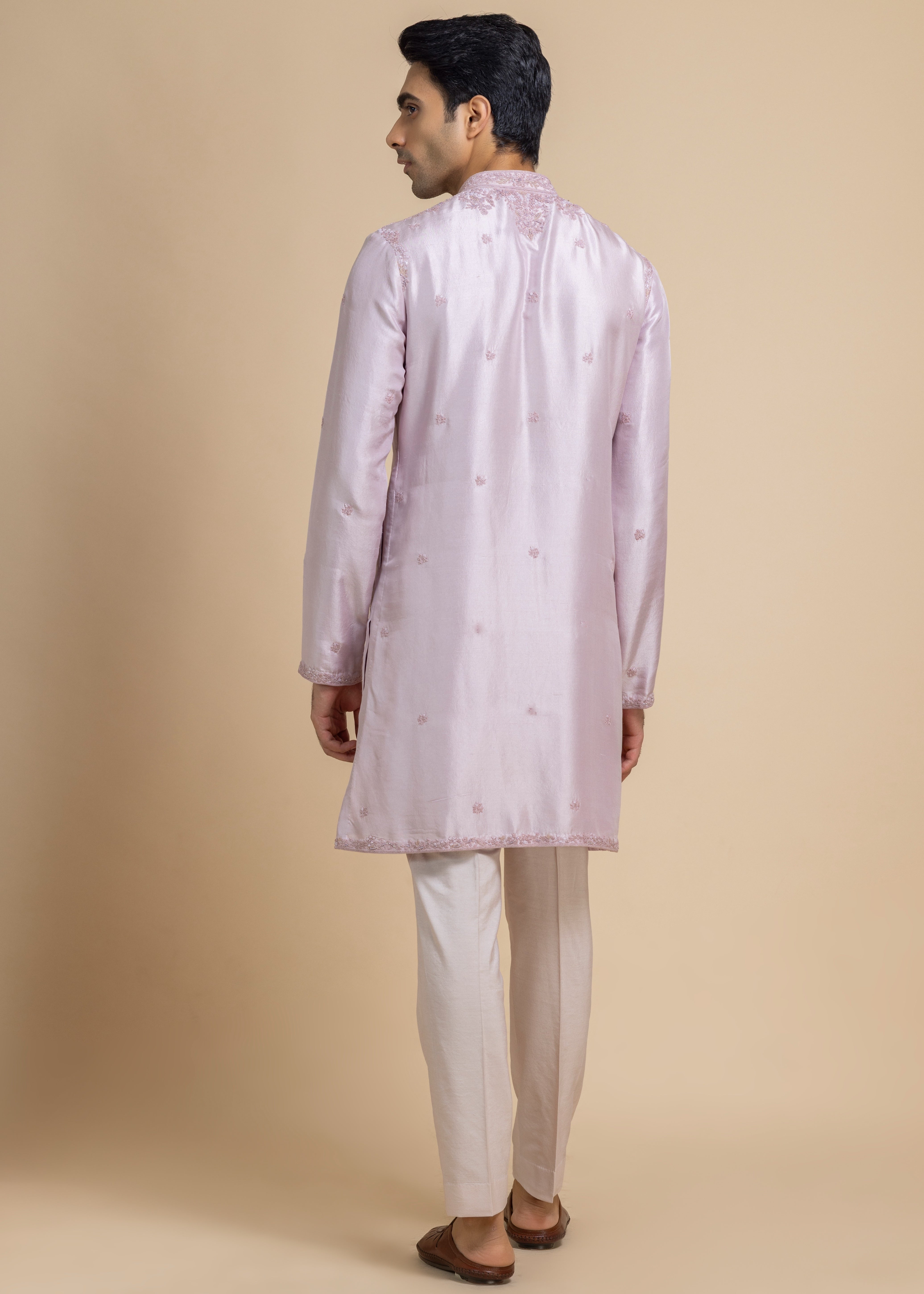 Lilac Hue Kurta And Pant Set