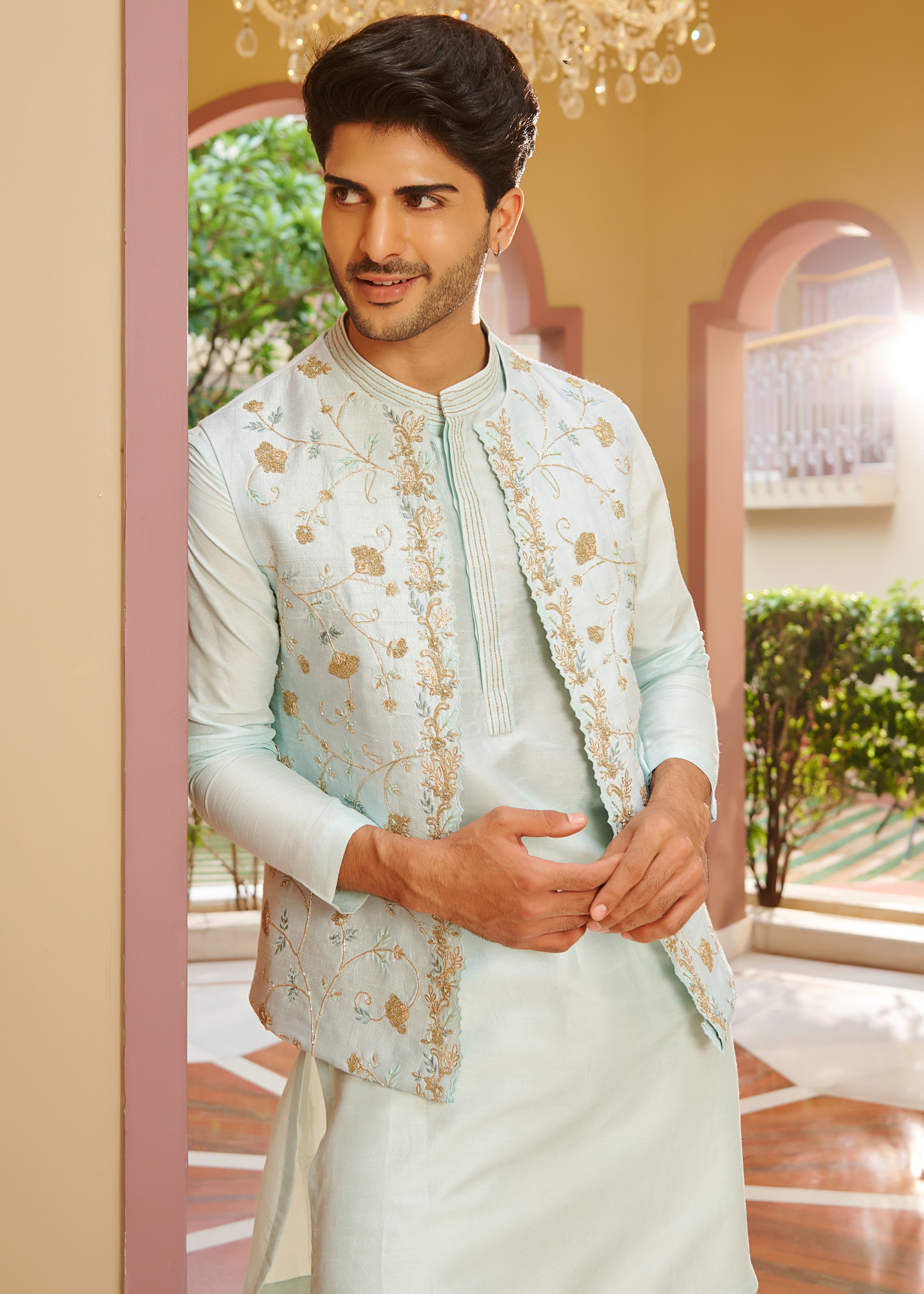 Gazal Nehru Jacket Set