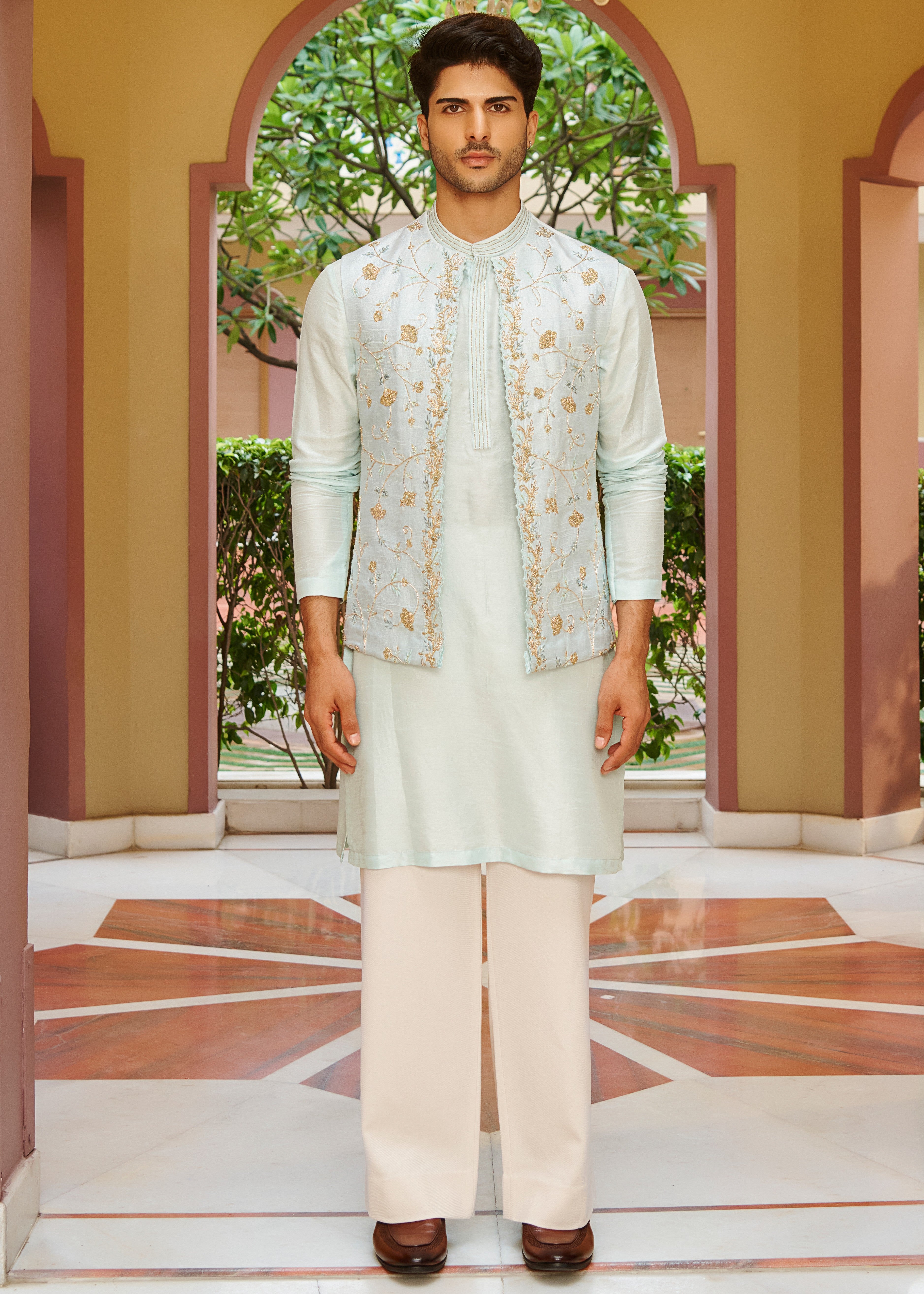 Gazal Nehru Jacket Set
