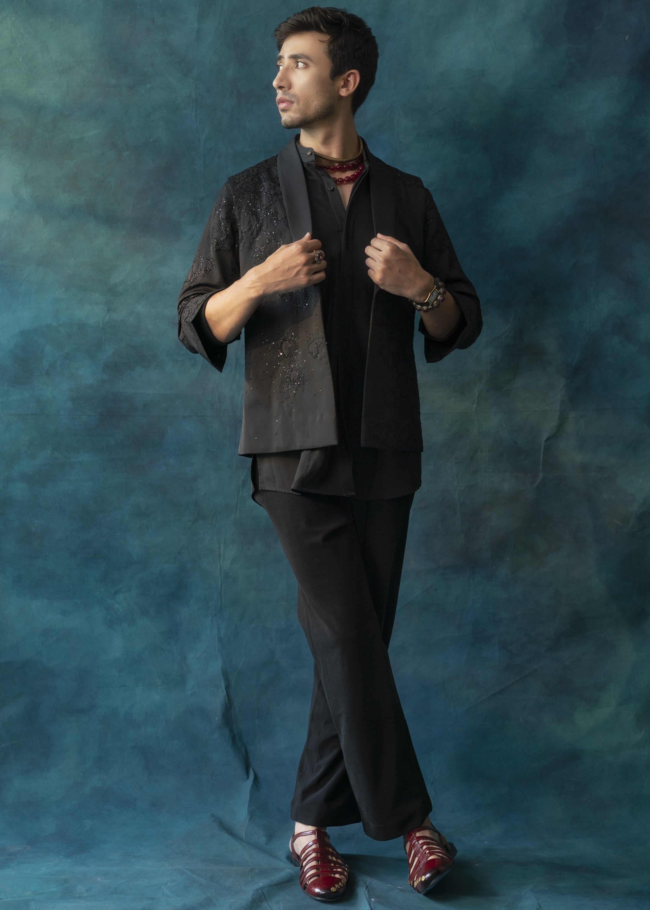 The Monet Nehru Jacket Set