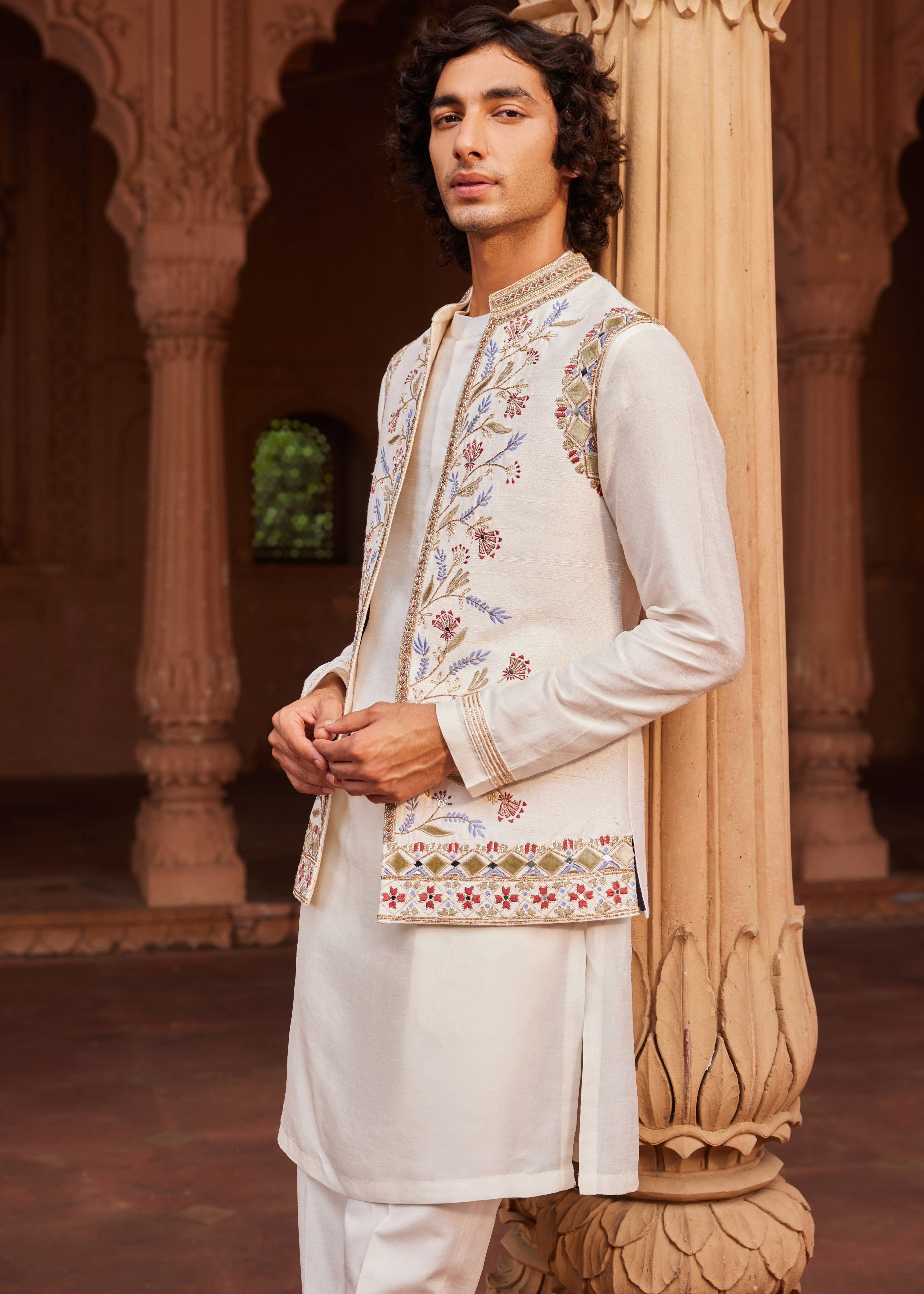 Amreen Nehru Jacket Set