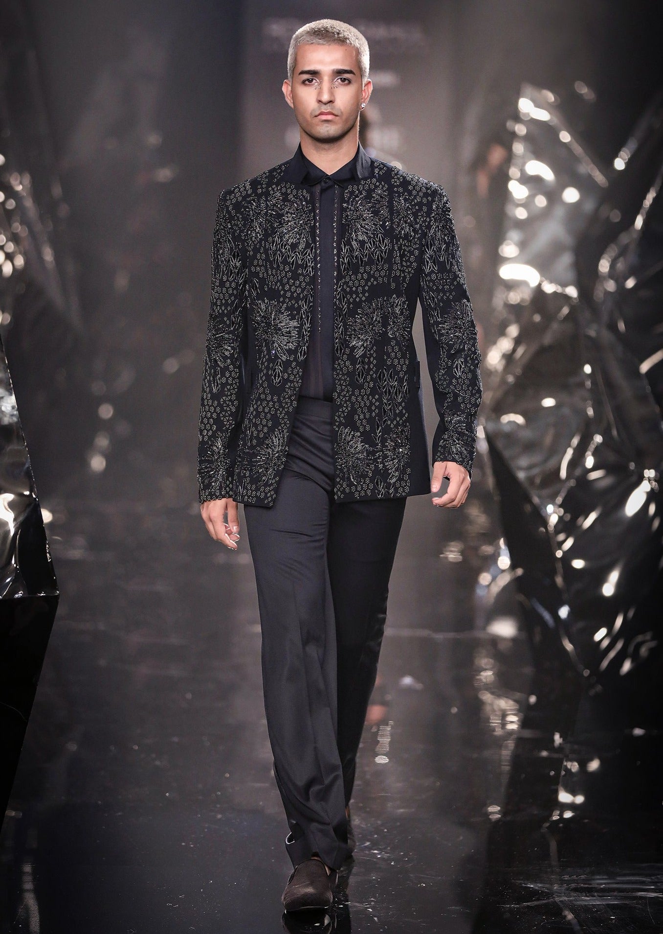 Wreath Bomber Bandhgala