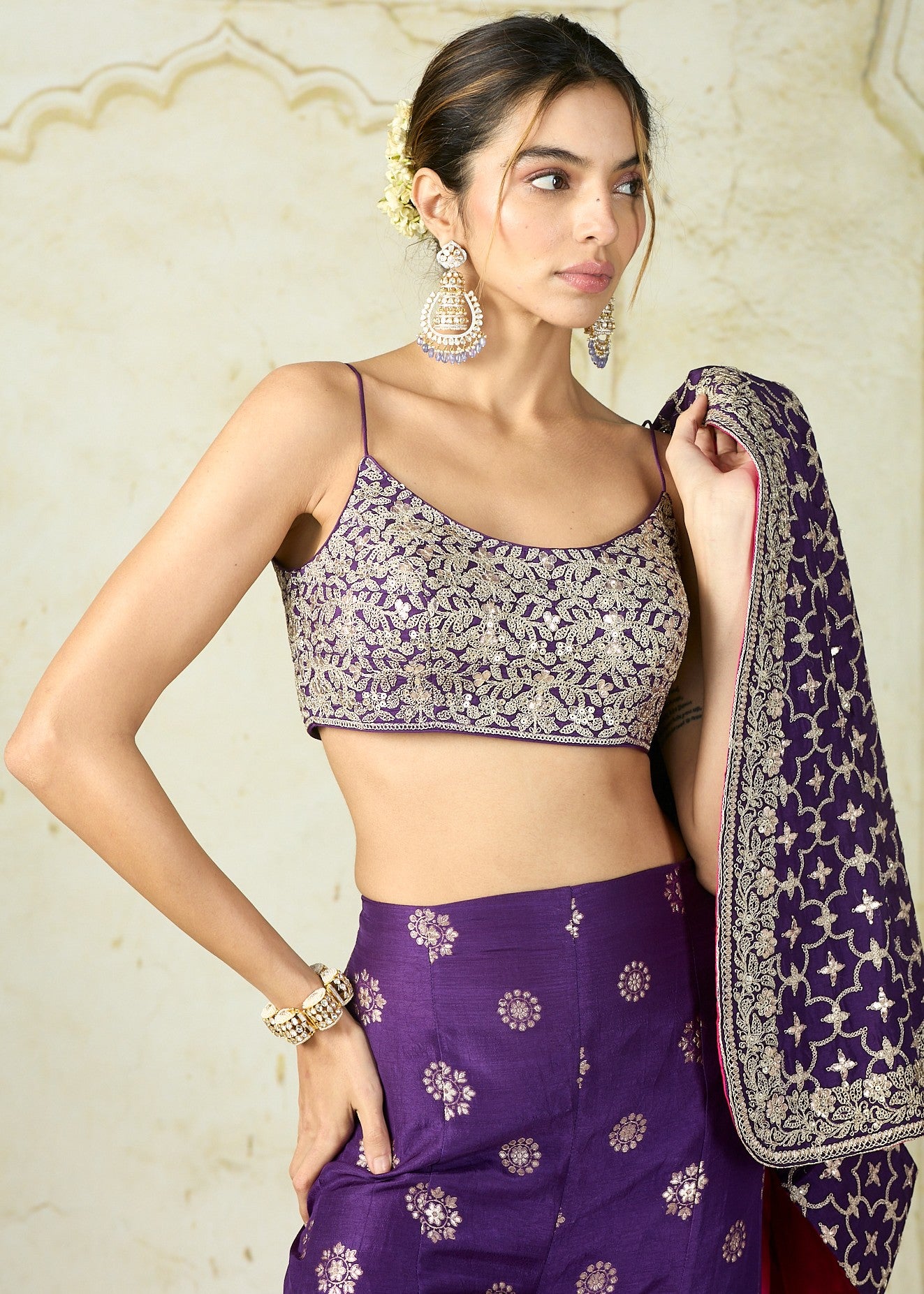 Purple Shaina Pant Set