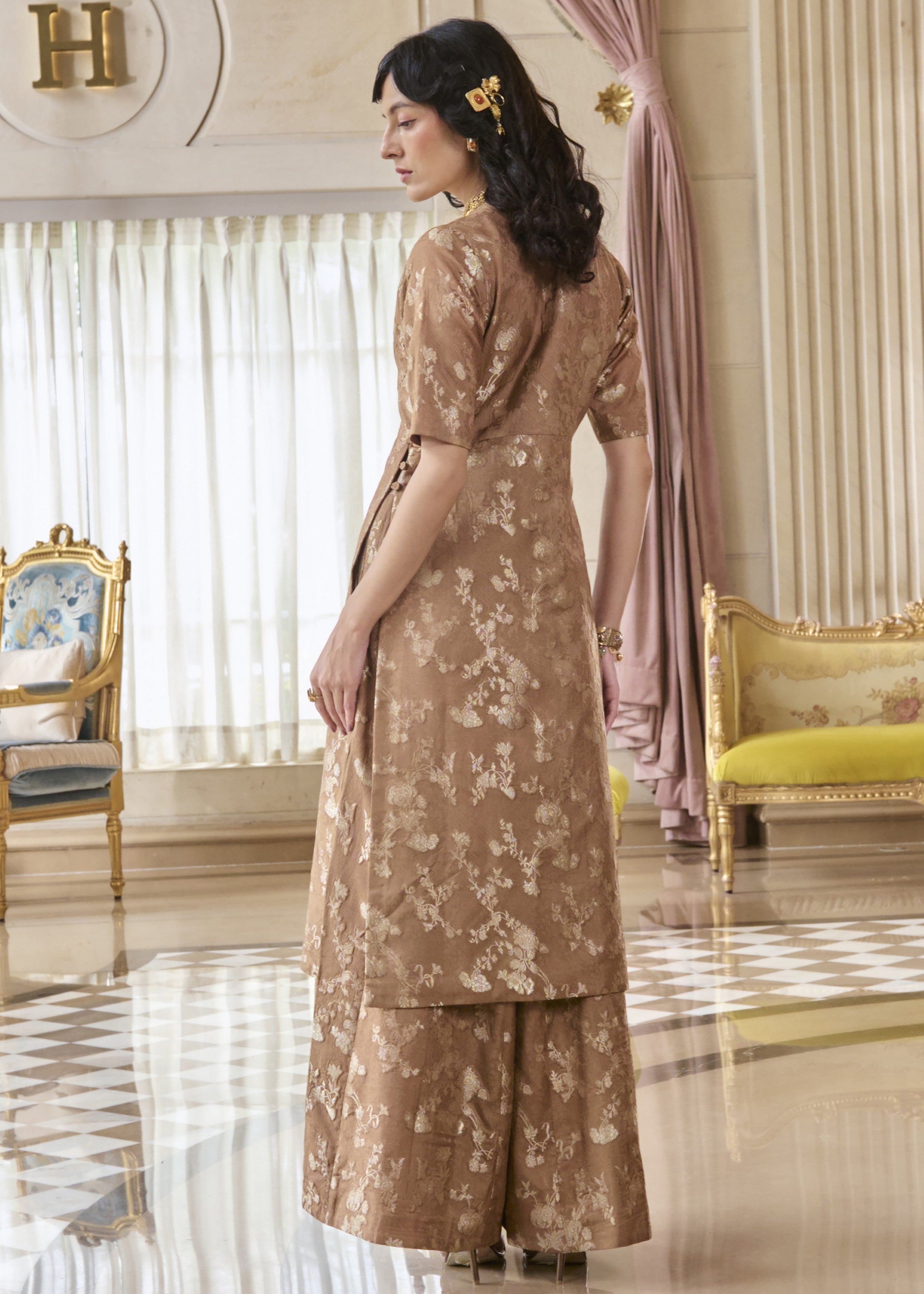 Chiara Kurta Set – Mocha