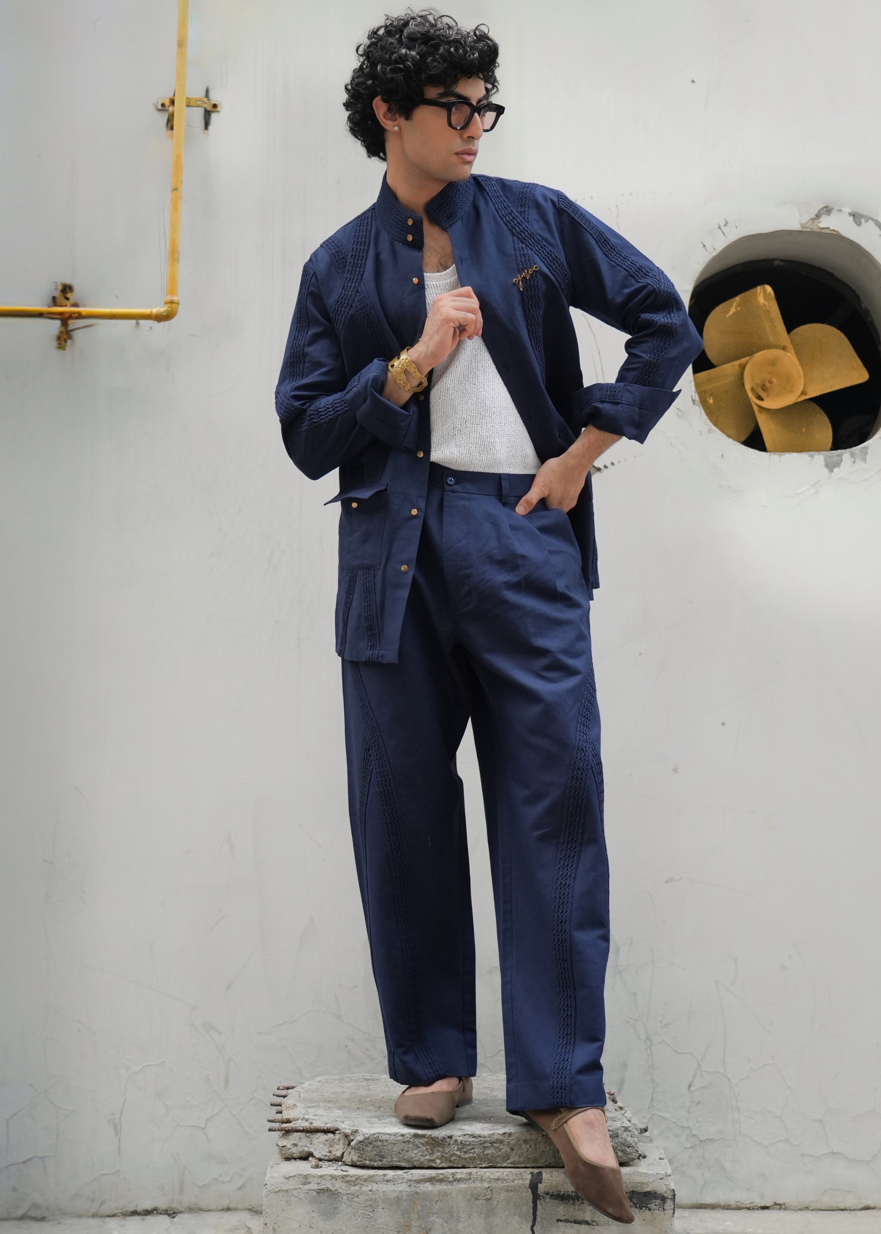 Midnight 11 Overshirt Set