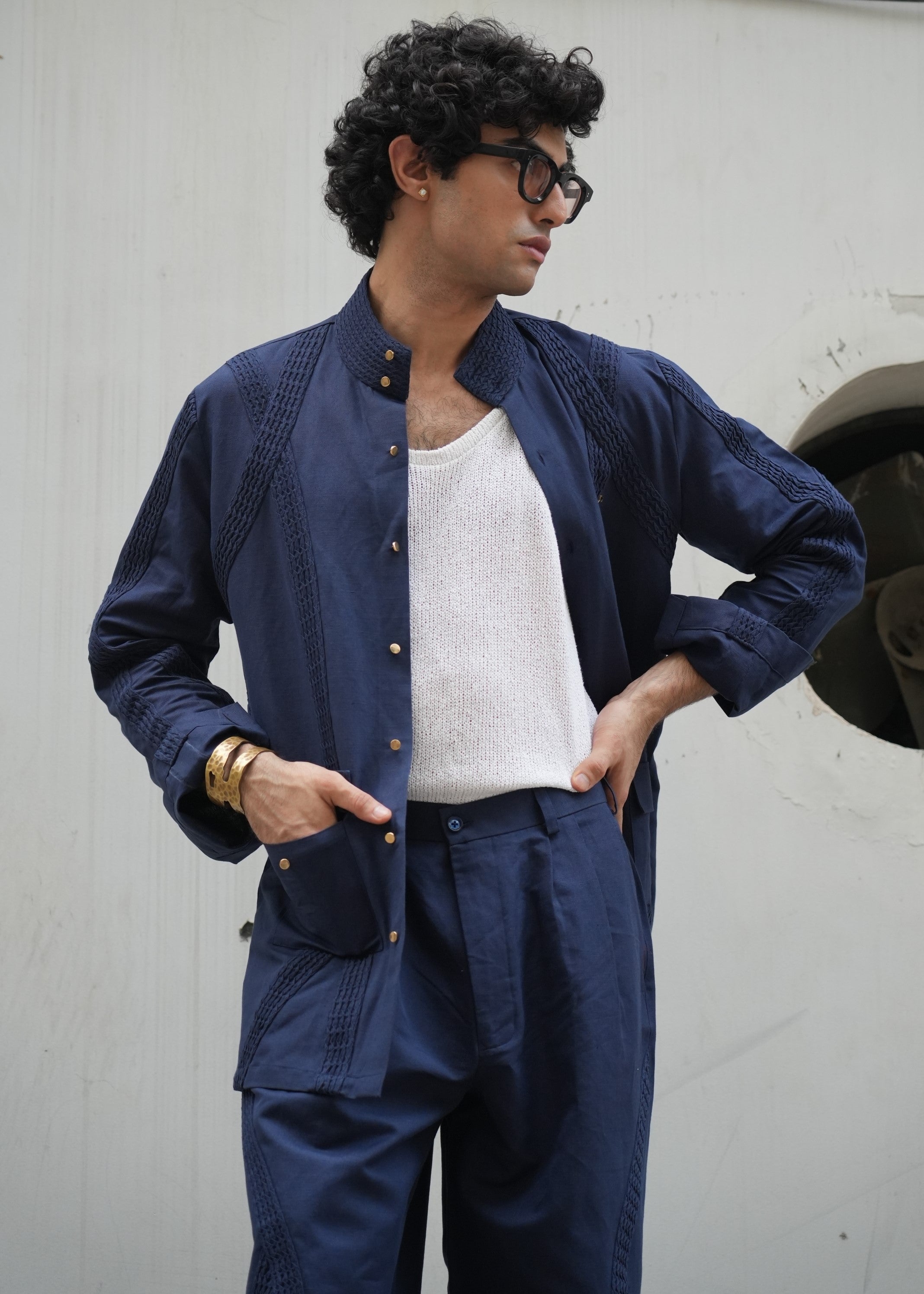 Midnight 11 Overshirt Set