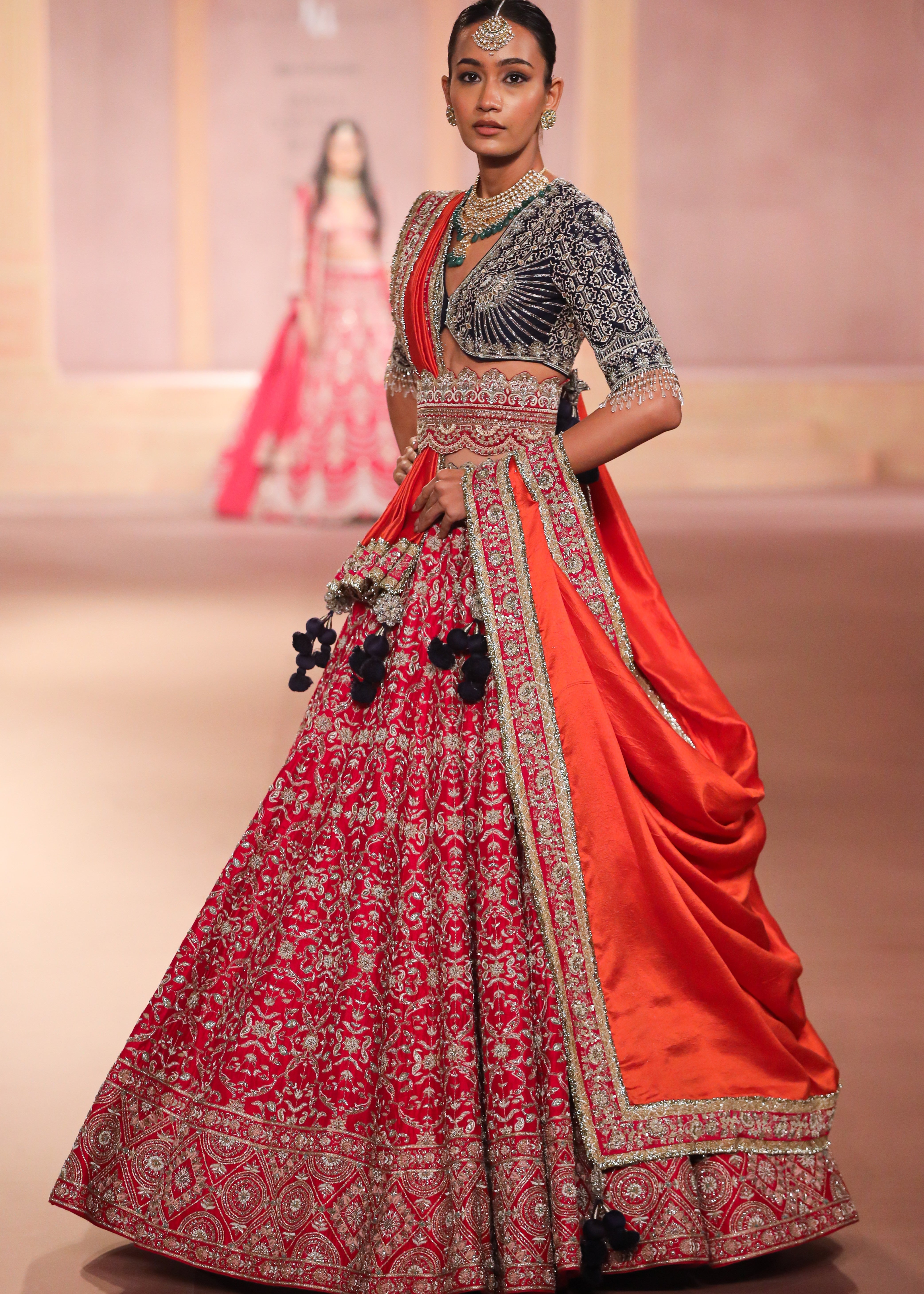 Rani Pink Lehenga Set