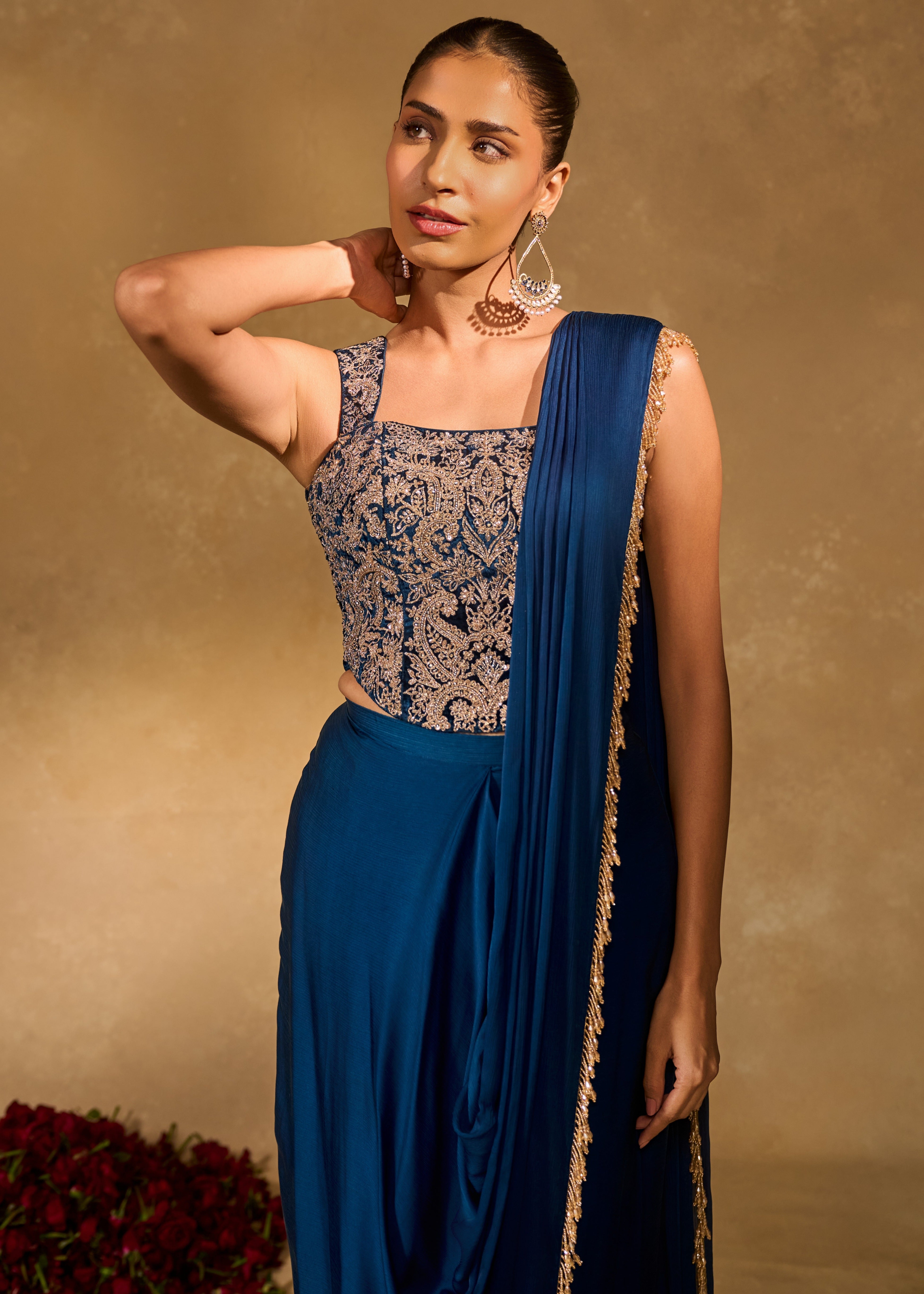 Lekha Slit Sari
