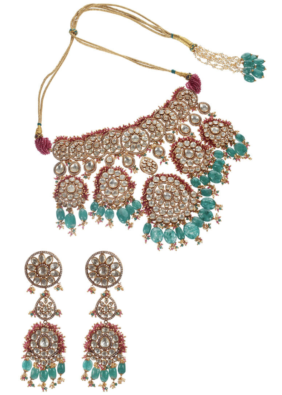 Open Polki Bridal Set