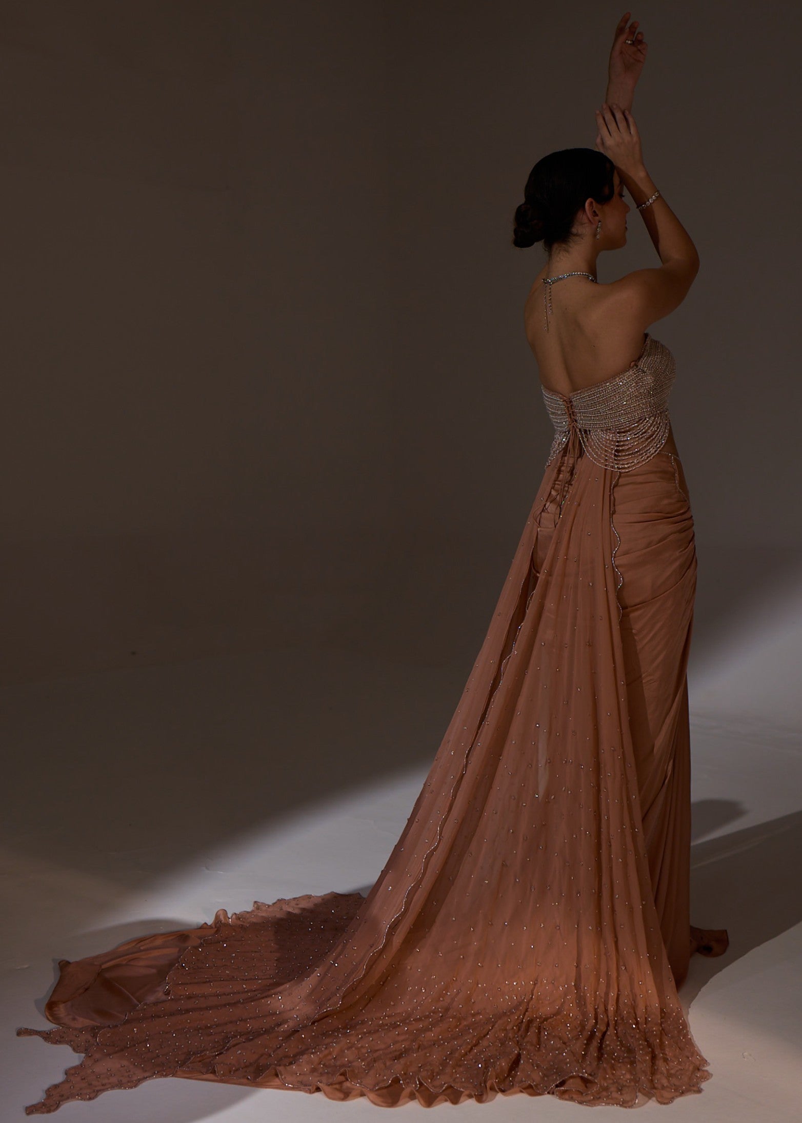 Qulara Drape Lehenga