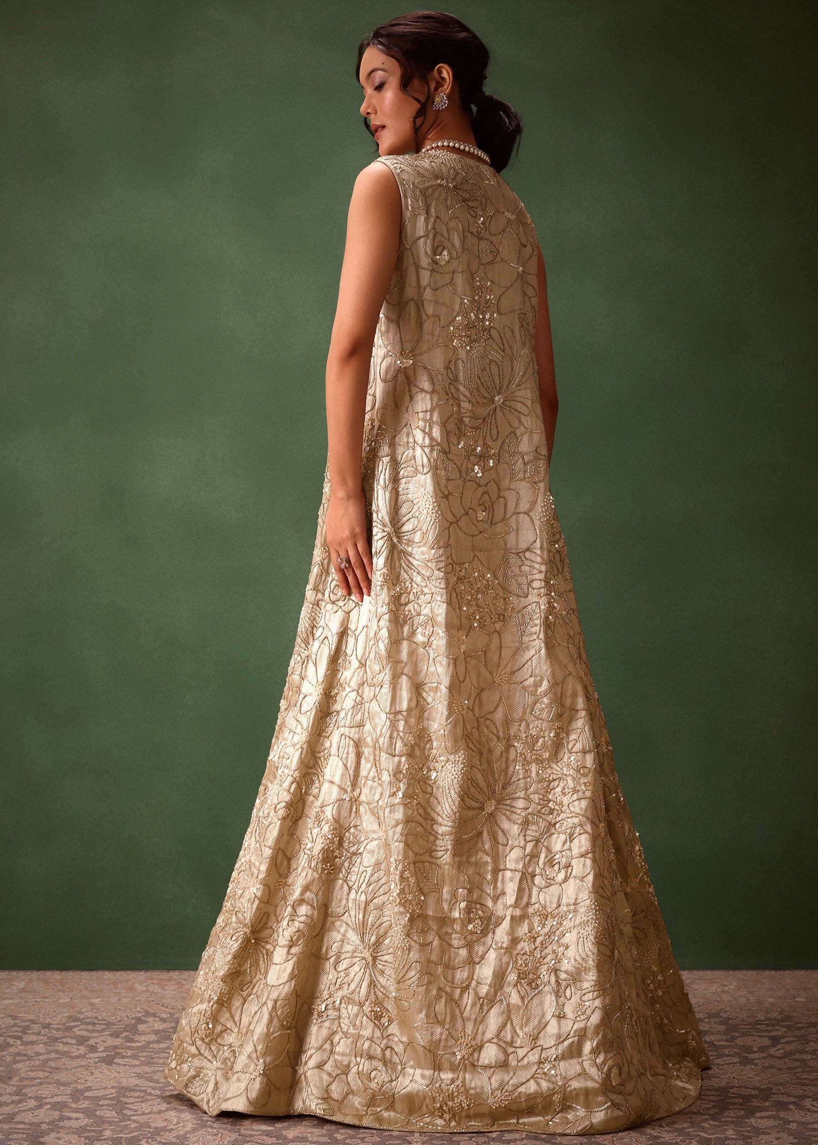Gold Banarasi Lehenga