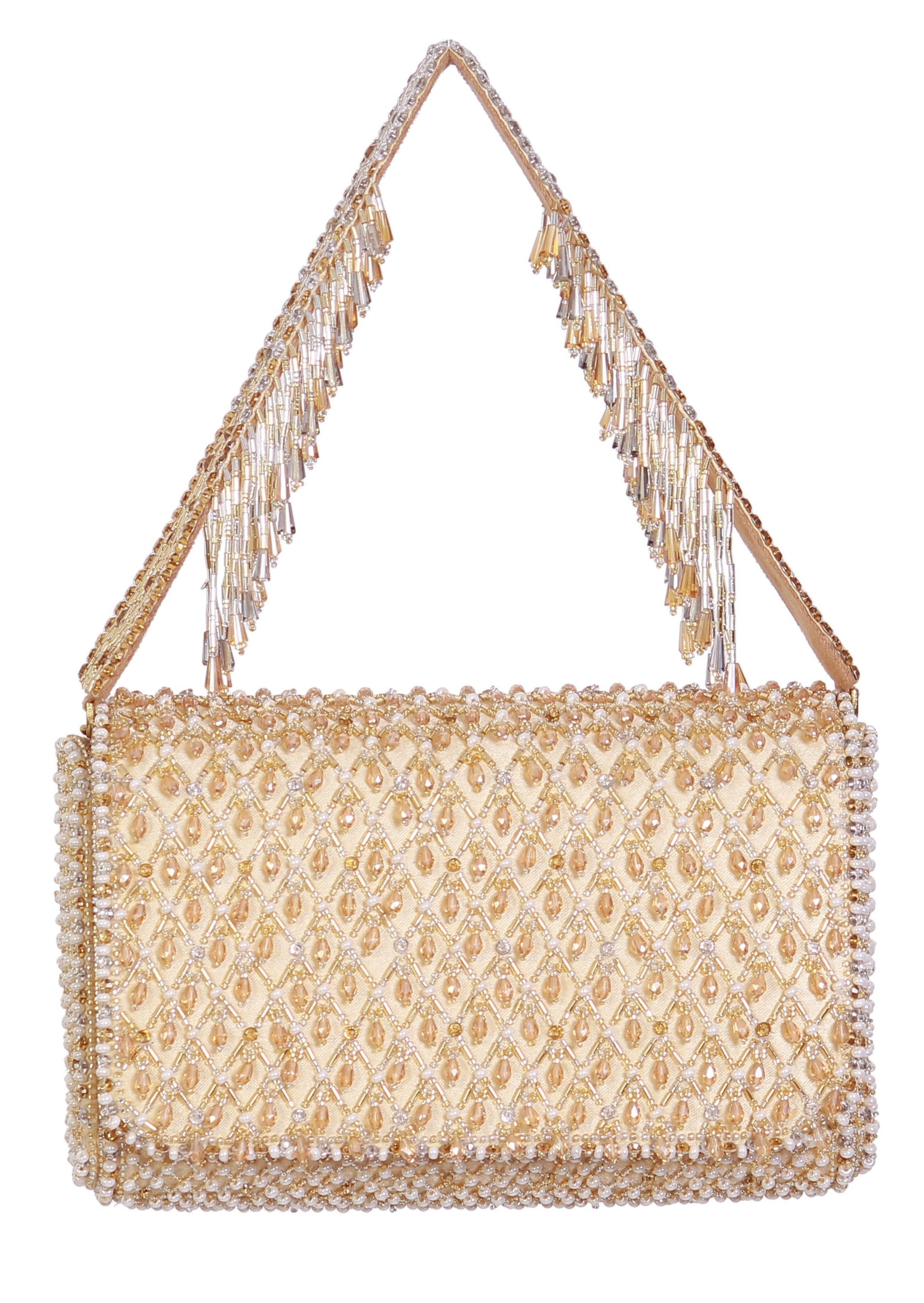 Joel Gold and Lustrous Silver Flap Over Clutch