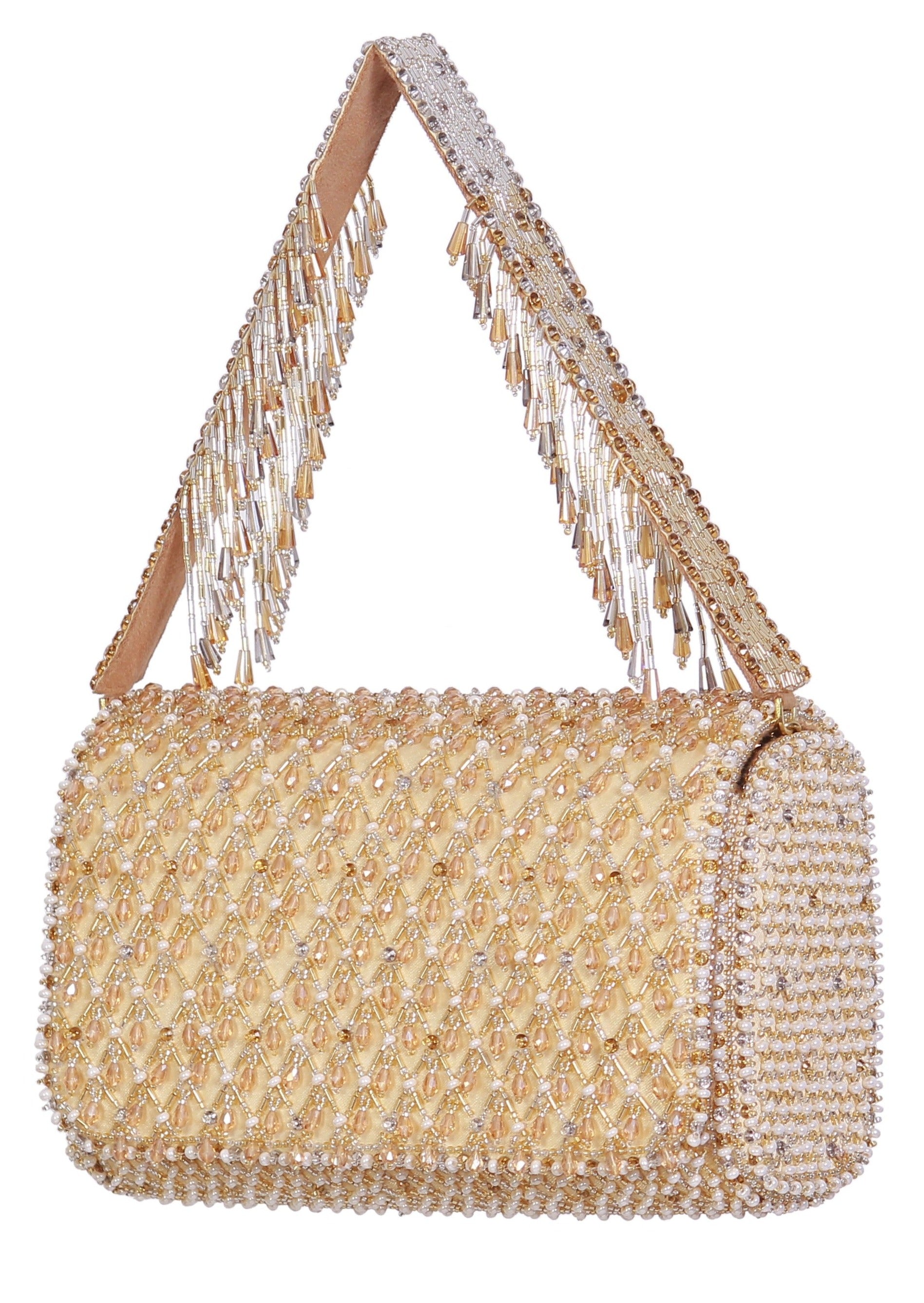 Joel Gold and Lustrous Silver Flap Over Clutch