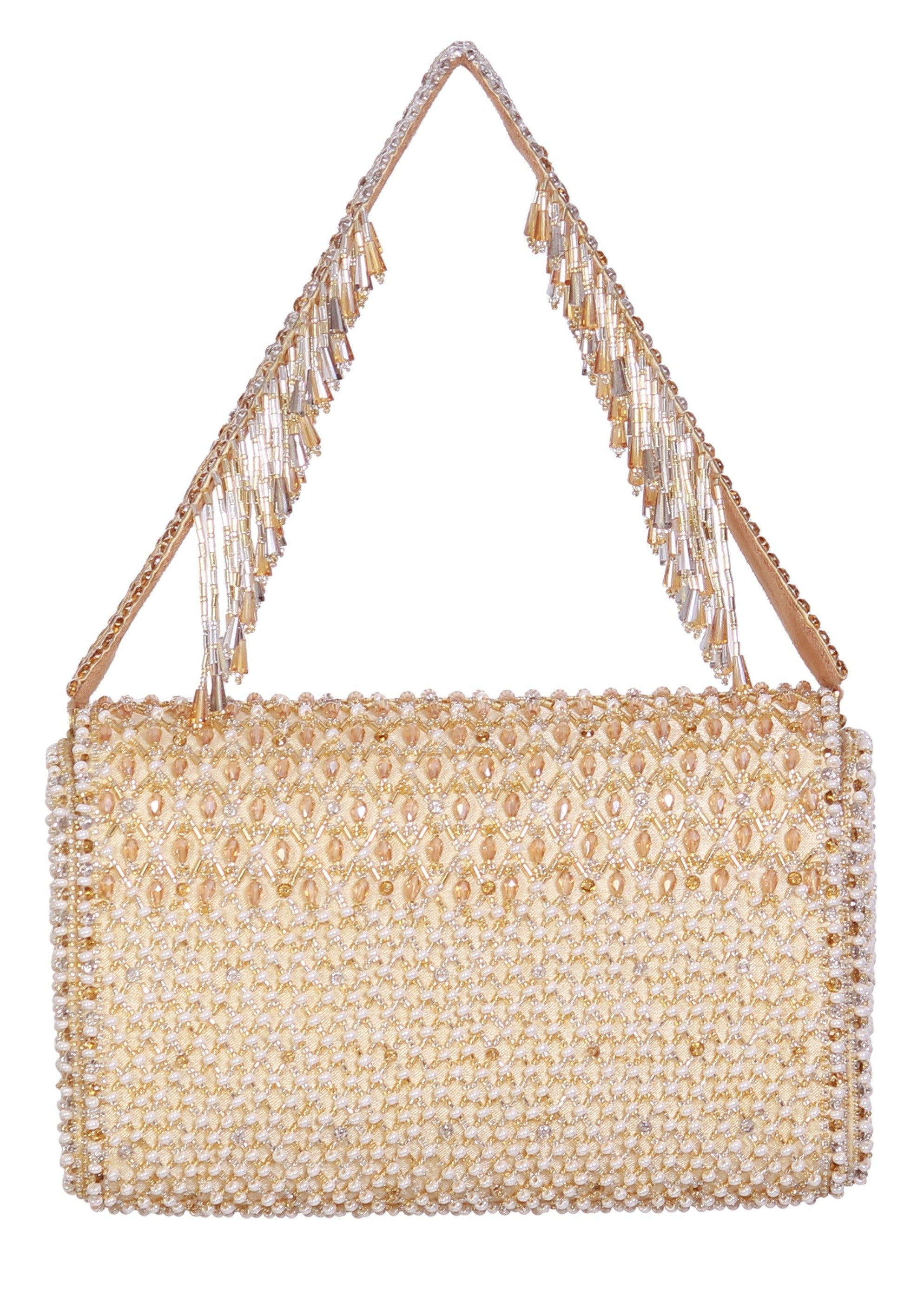 Joel Gold and Lustrous Silver Flap Over Clutch