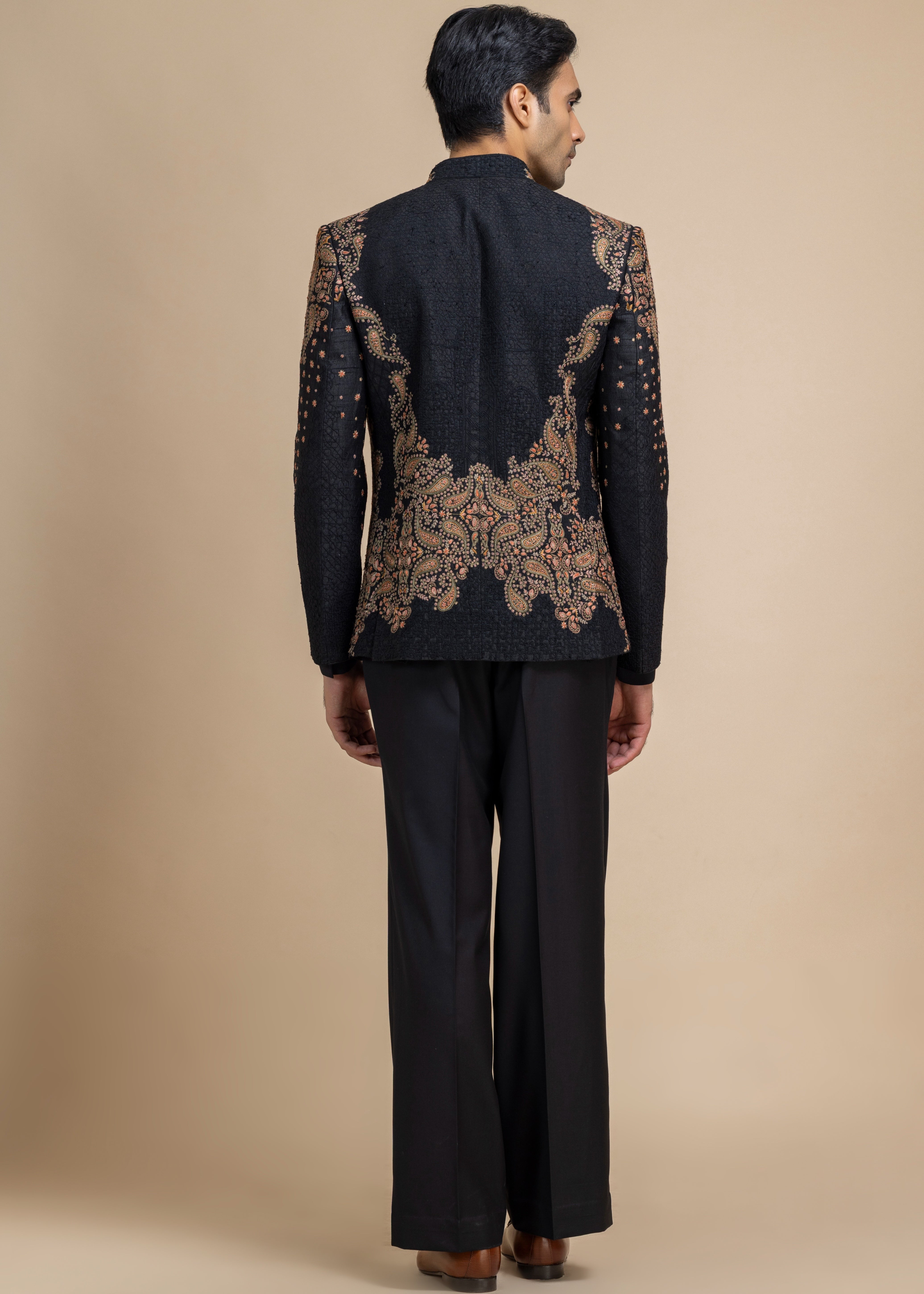 Kaashnoir Jacket, Shirt & Pant Set