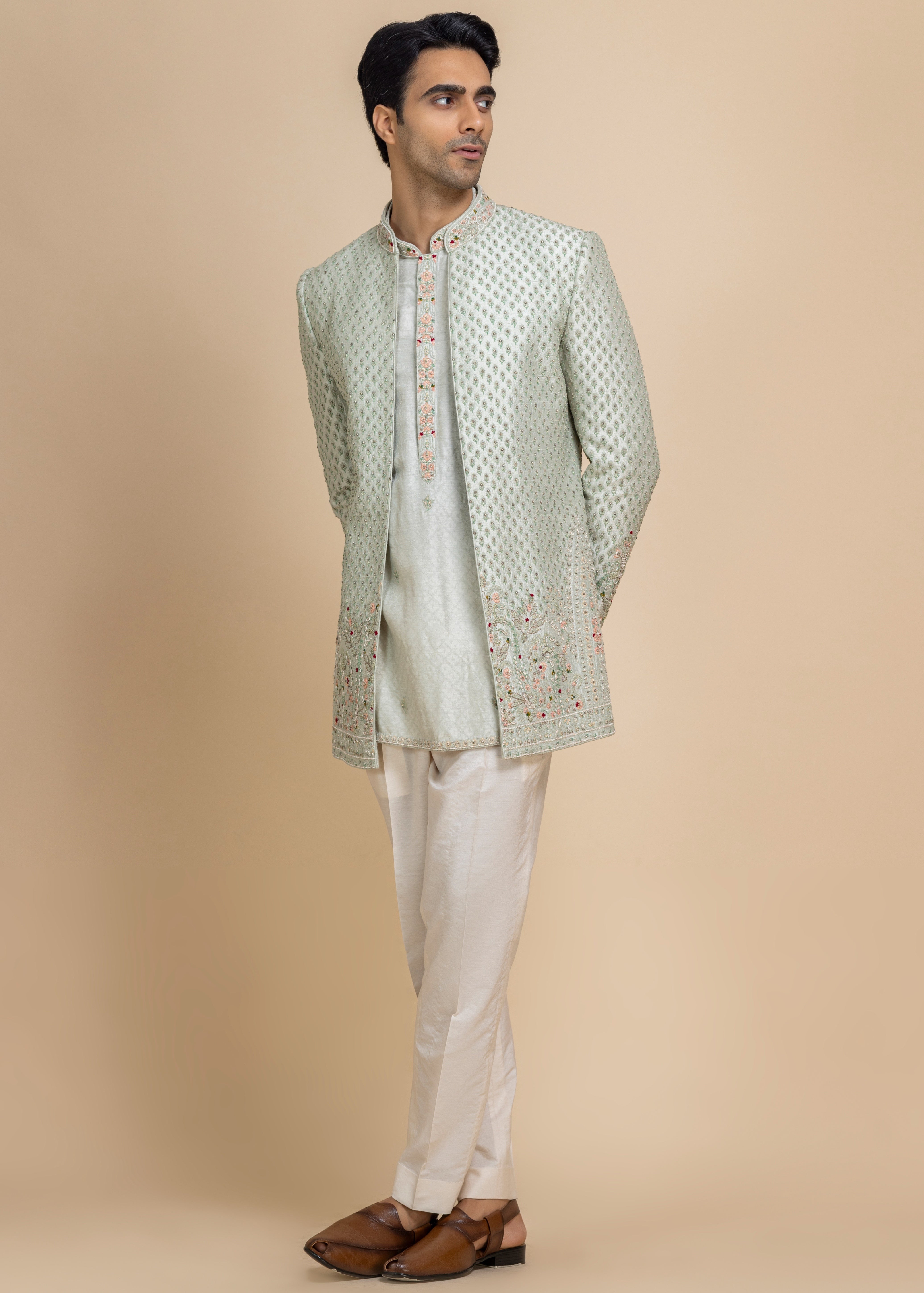 Eiryl Open Jacket Kurta & Pant Set
