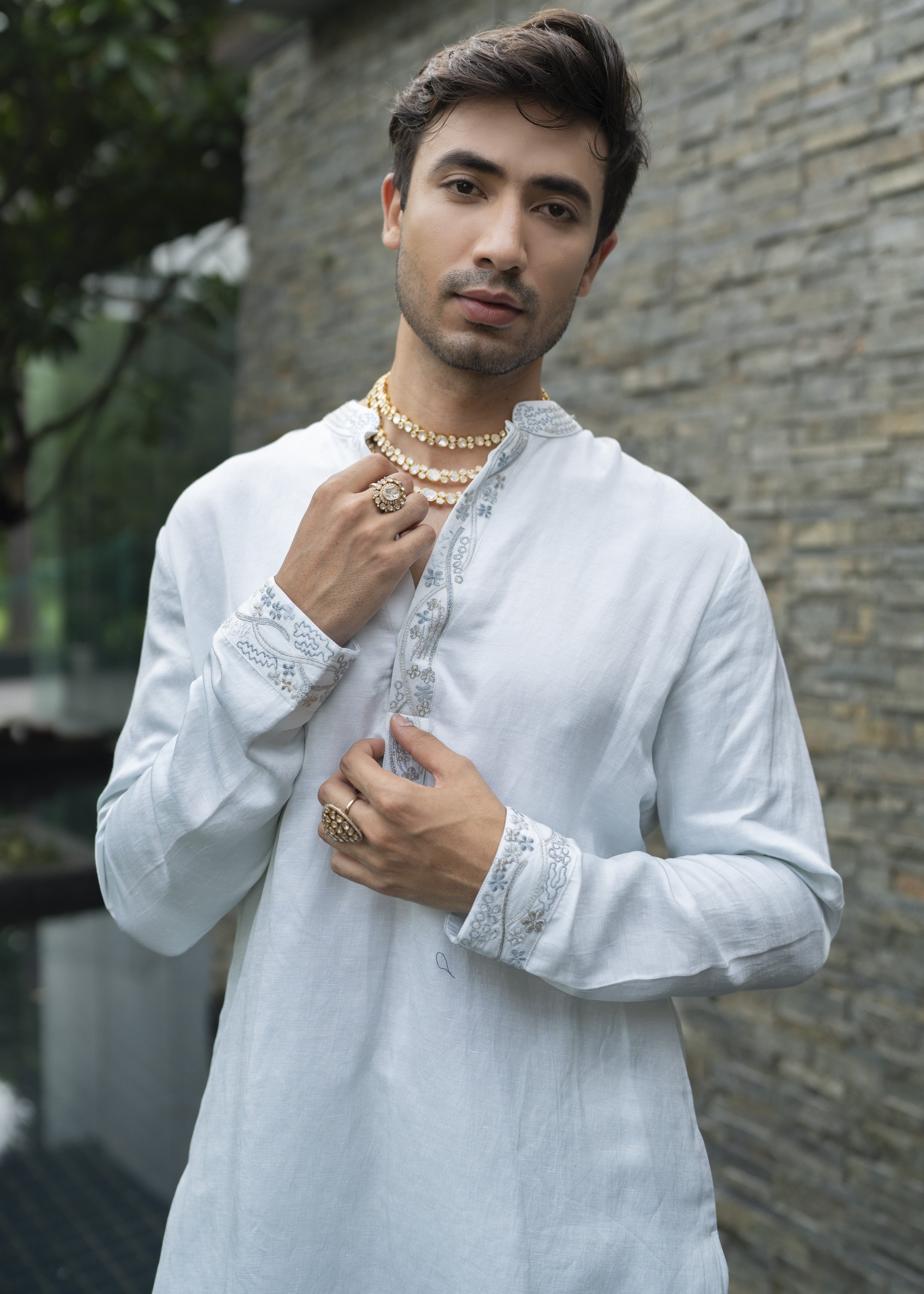 Arctic Bloom Kurta Set