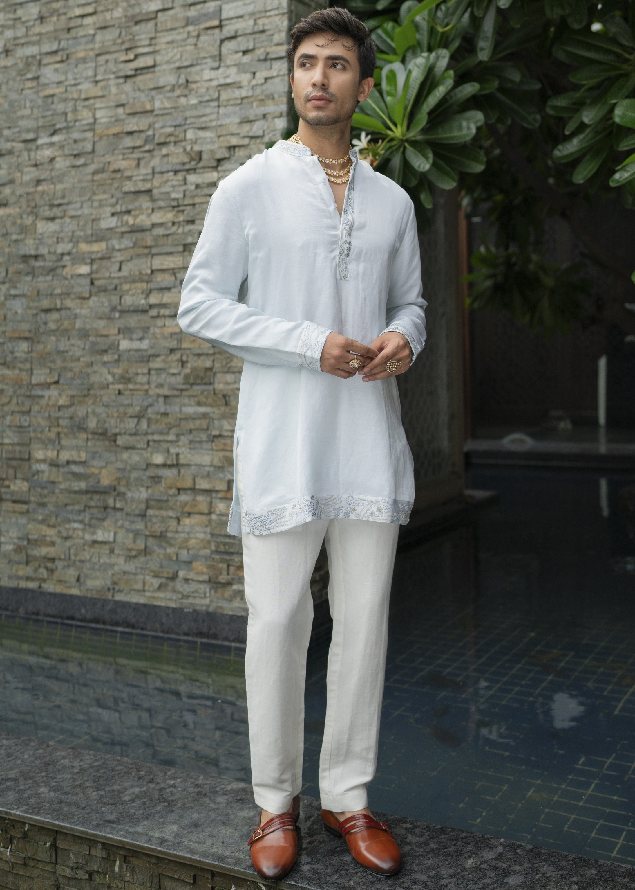 Arctic Bloom Kurta Set