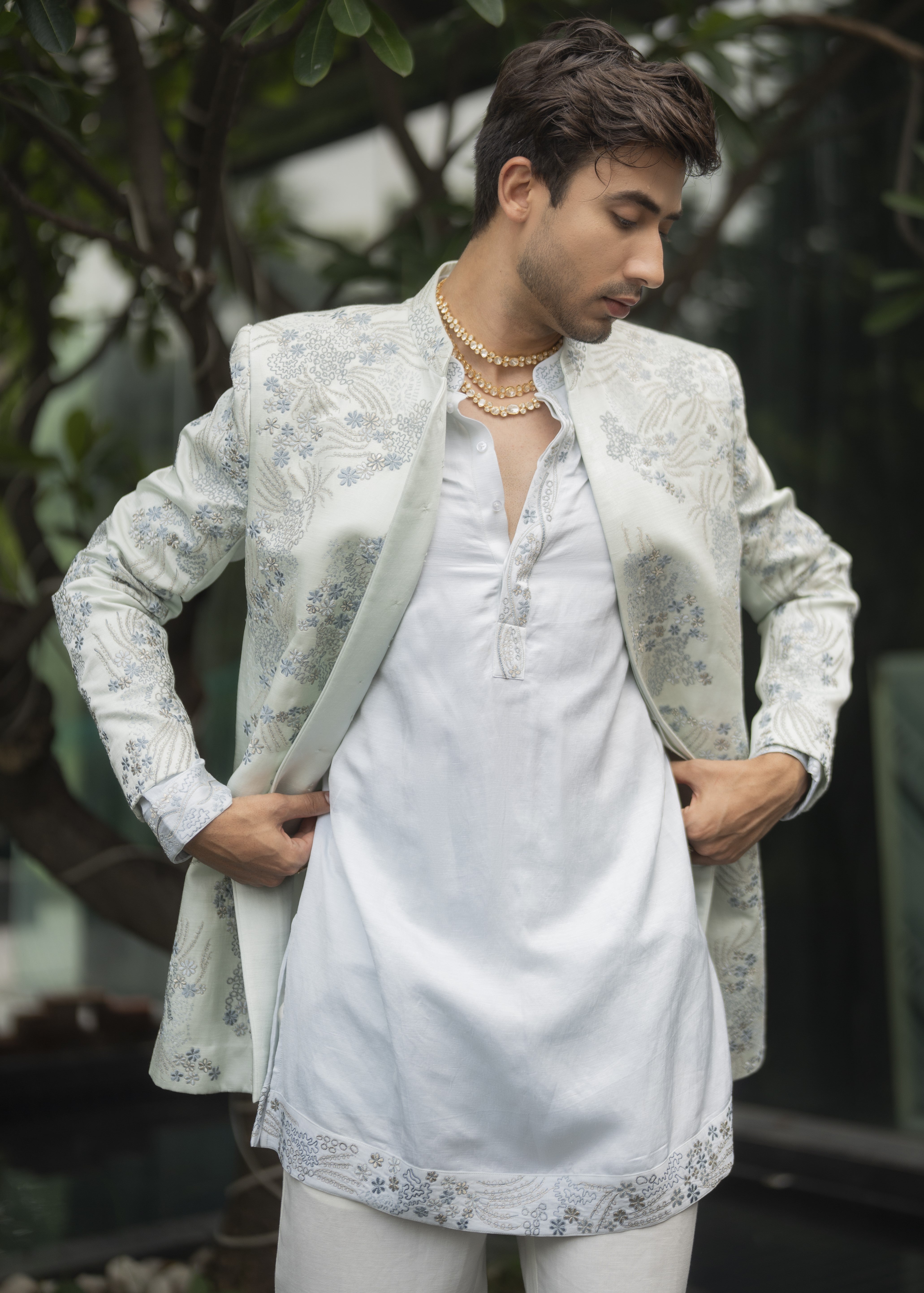 Arctic Bloom Kurta Set