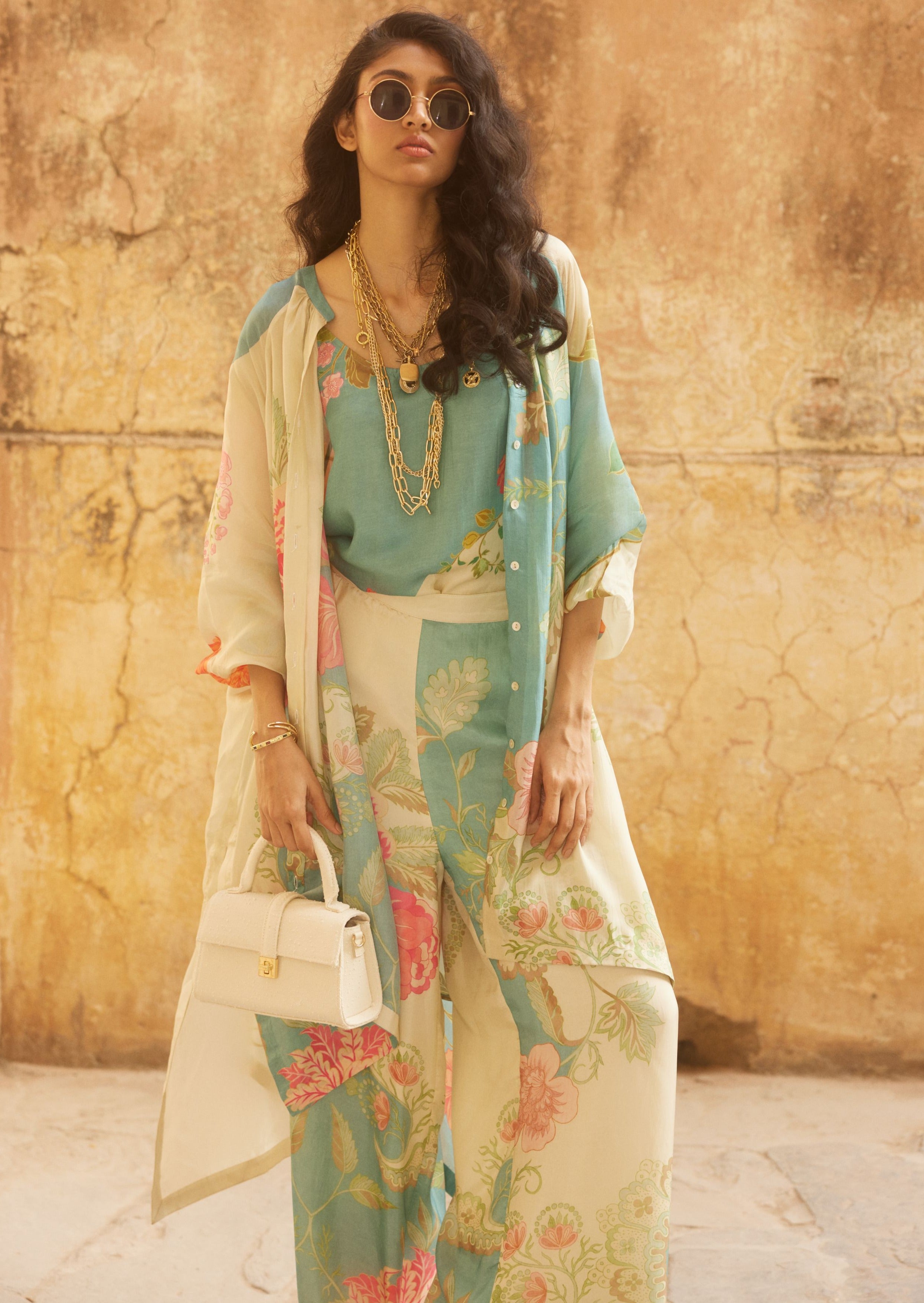 Multicolor Floral Print Co-Ord Set