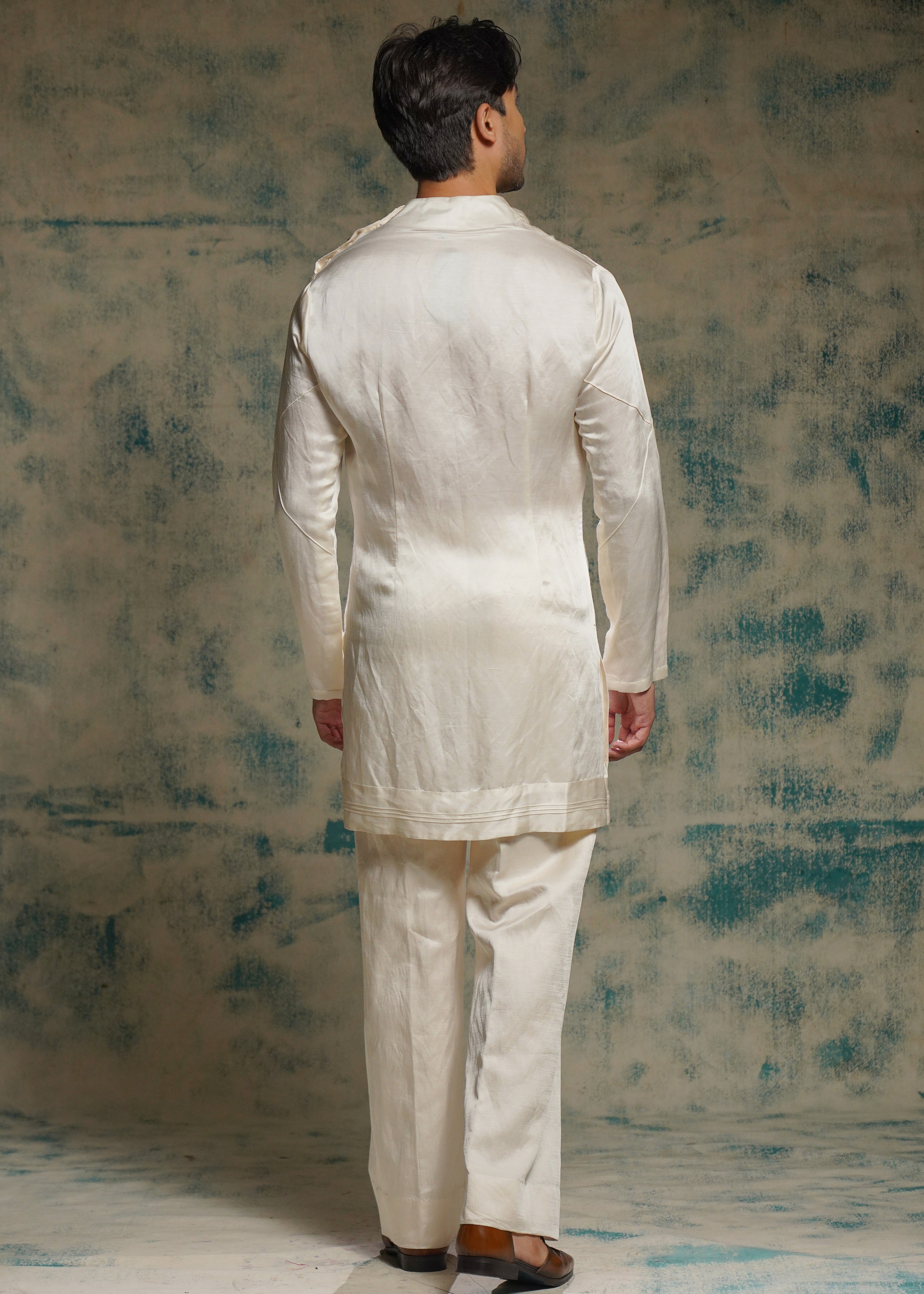 Classic Cowl Neck Kurta Set