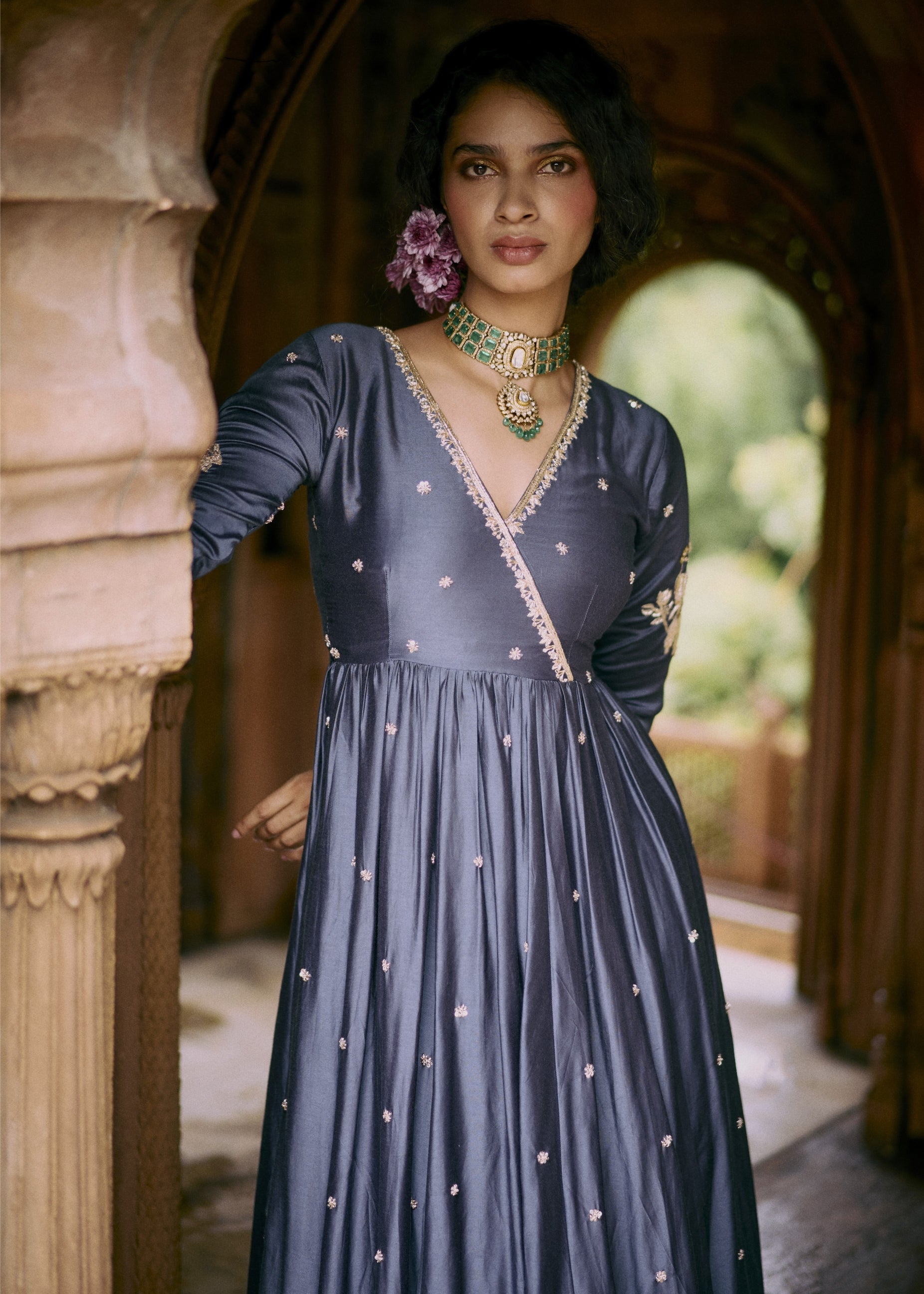 Blue Anghrakha Set