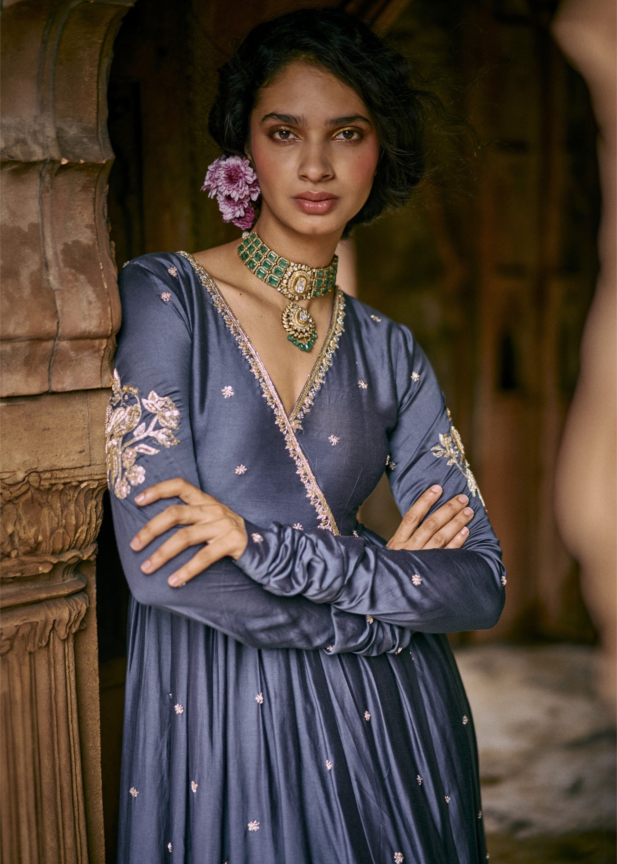 Blue Anghrakha Set