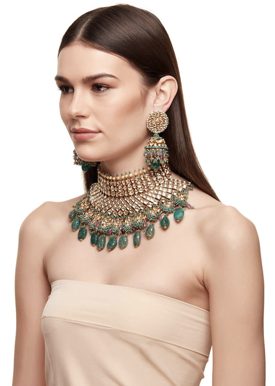 Kundan Bridal Jaal Set