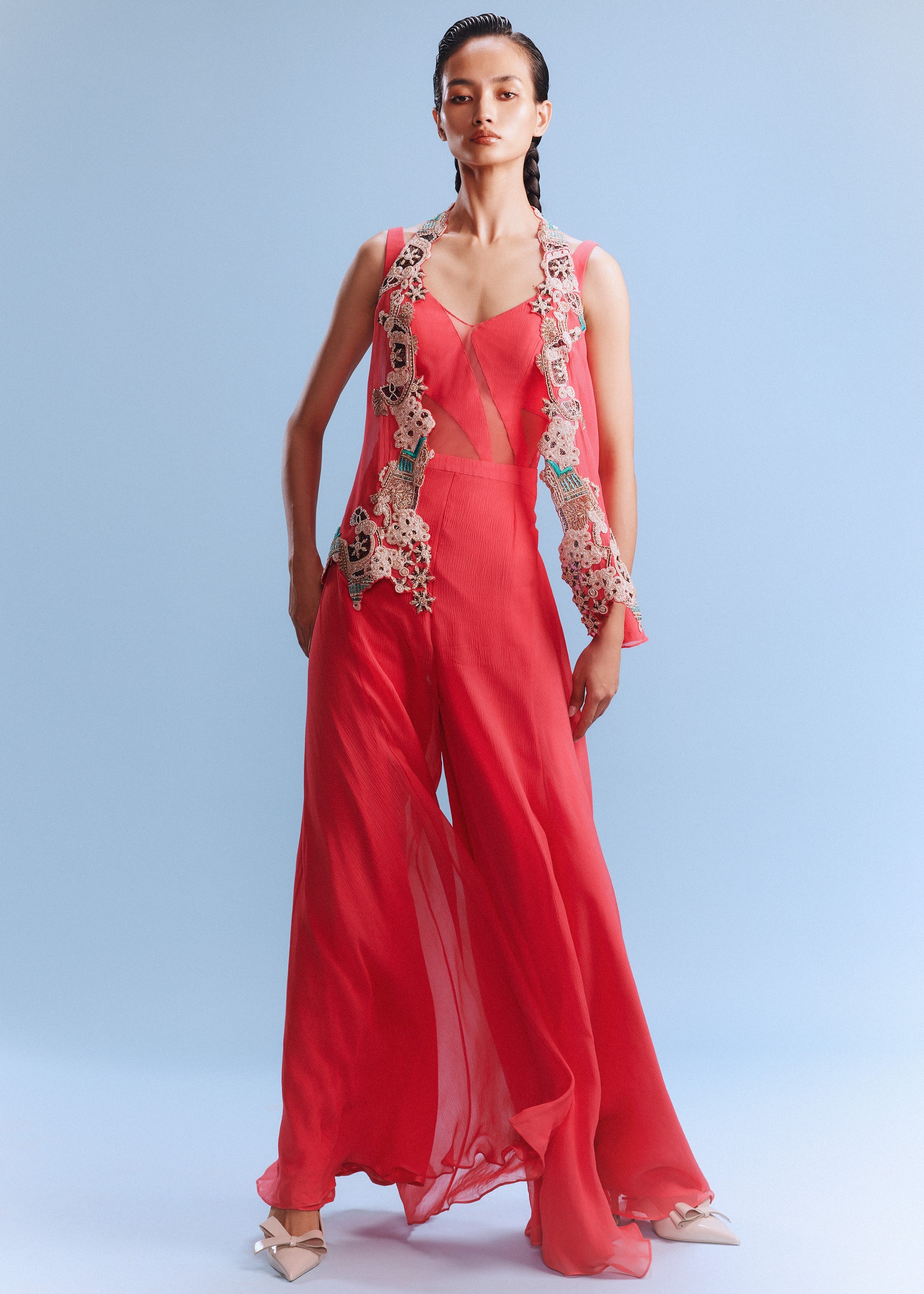 Nera Chiffon Jumpsuit